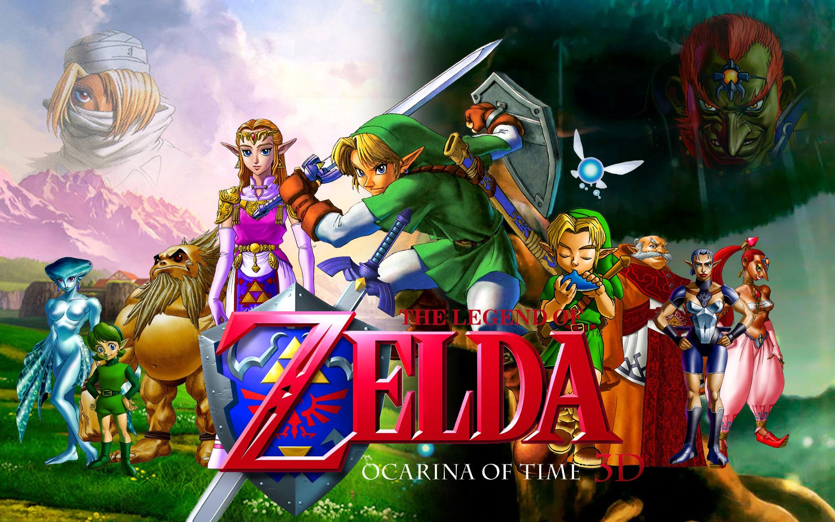 Téléchargez gratuitement l'image The Legend Of Zelda: Ocarina Of Time, Zelda, Jeux Vidéo sur le bureau de votre PC