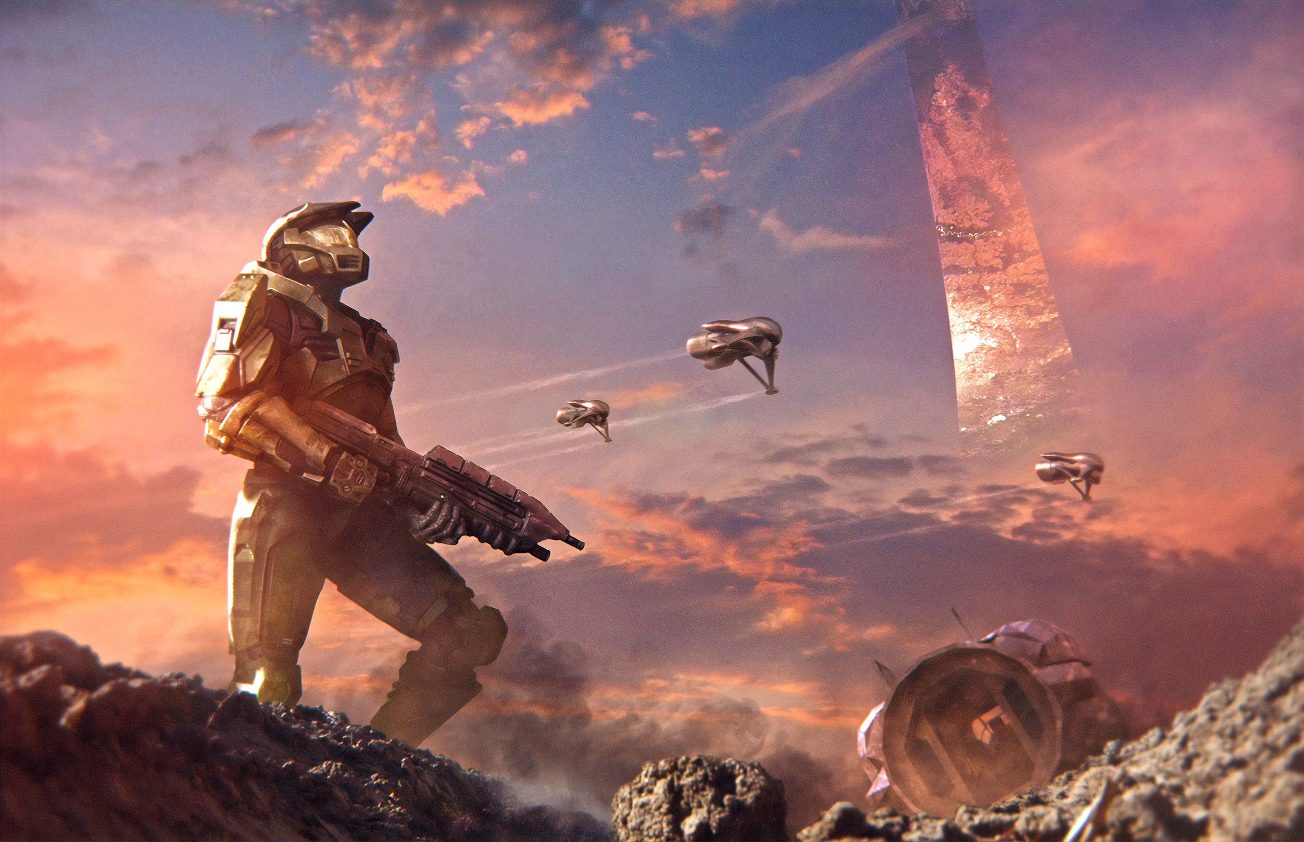 Free download wallpaper Halo, Warrior, Video Game, Master Chief on your PC desktop