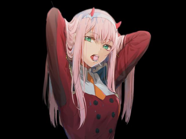 Free download wallpaper Anime, Green Eyes, Pink Hair, Darling In The Franxx, Zero Two (Darling In The Franxx) on your PC desktop