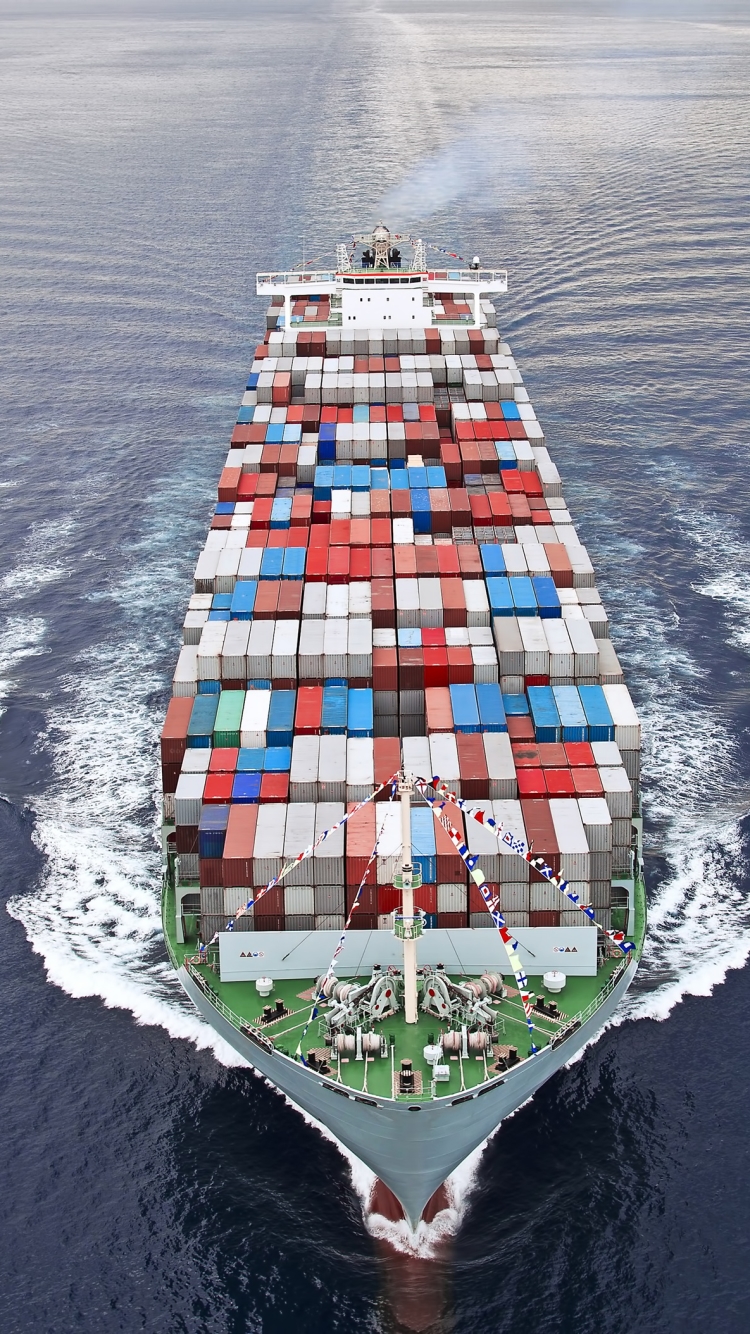 Handy-Wallpaper Schiff, Fahrzeuge, Containerschiff kostenlos herunterladen.