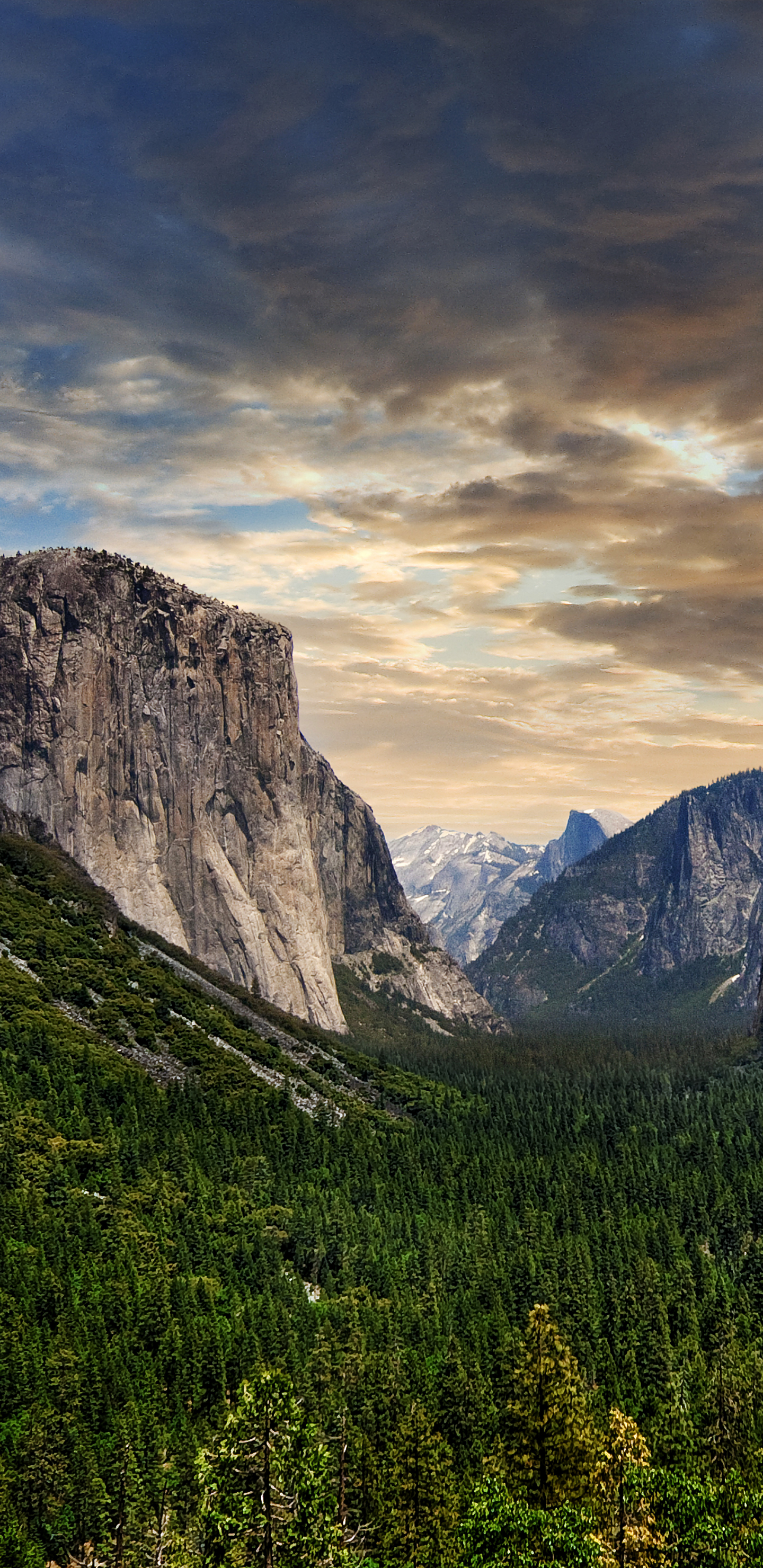 Handy-Wallpaper Landschaft, Berg, Wald, Gebirge, Nationalpark, Yosemite Nationalpark, Erde/natur, Yosemite Falls kostenlos herunterladen.