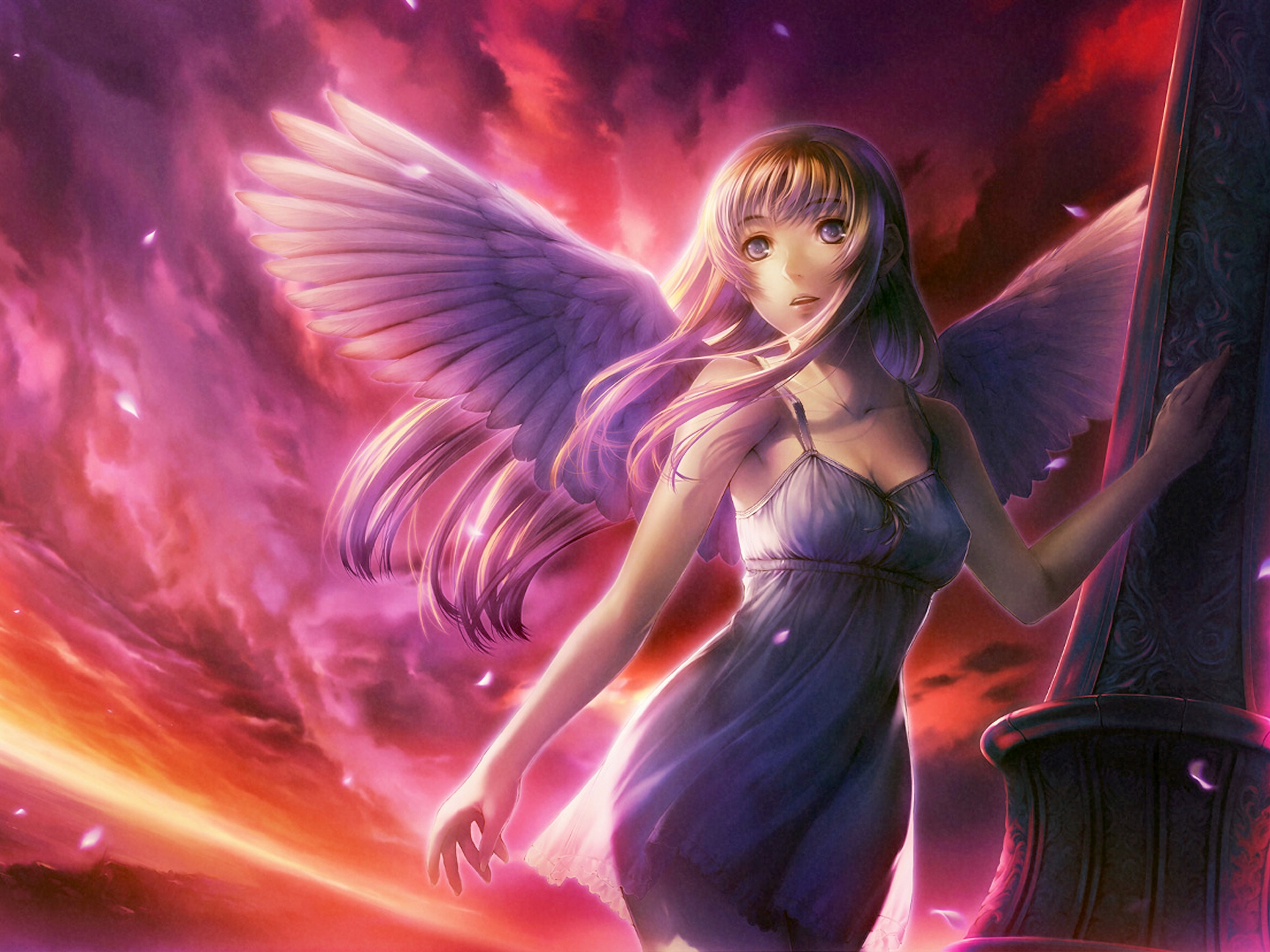 Baixe gratuitamente a imagem Anime, Anjo na área de trabalho do seu PC