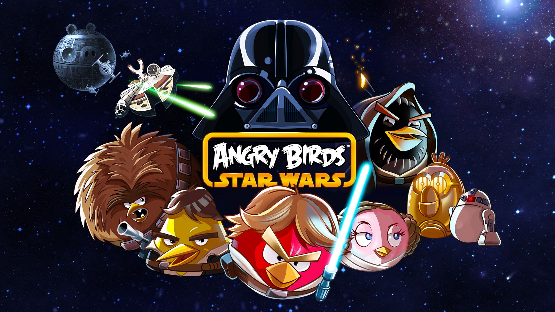 Laden Sie Angry Birds Star Wars HD-Desktop-Hintergründe herunter
