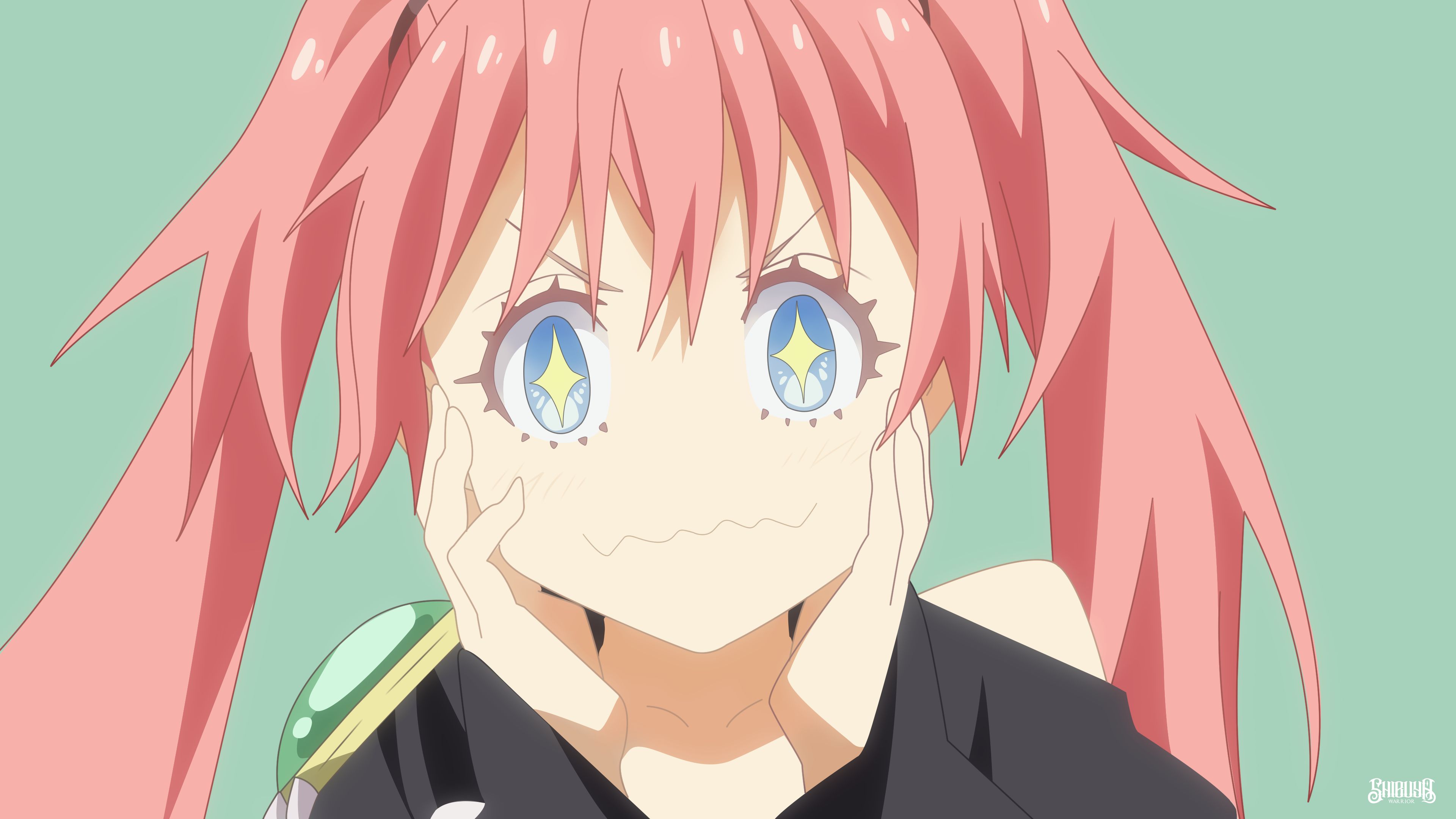 milim nava, anime, that time i got reincarnated as a slime, pink hair