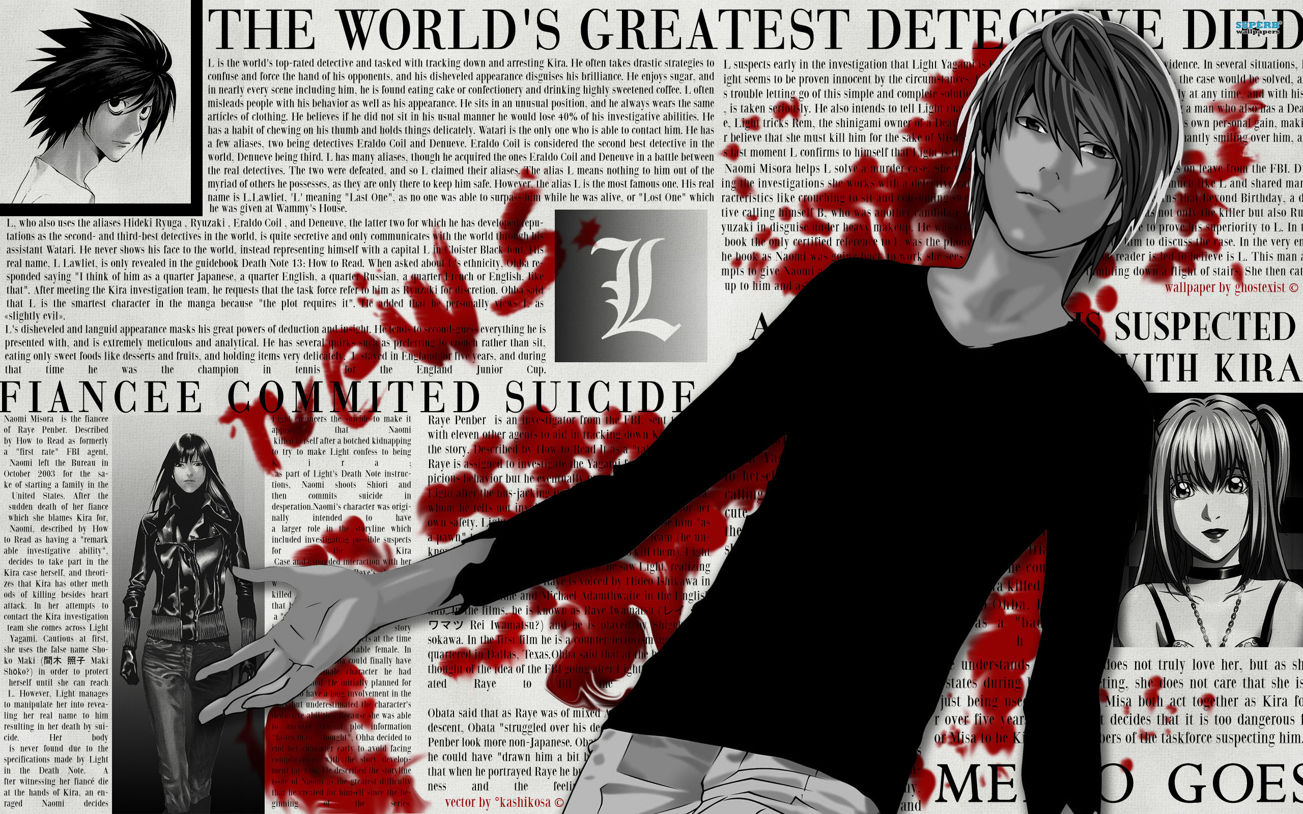 Handy-Wallpaper Death Note, Animes kostenlos herunterladen.