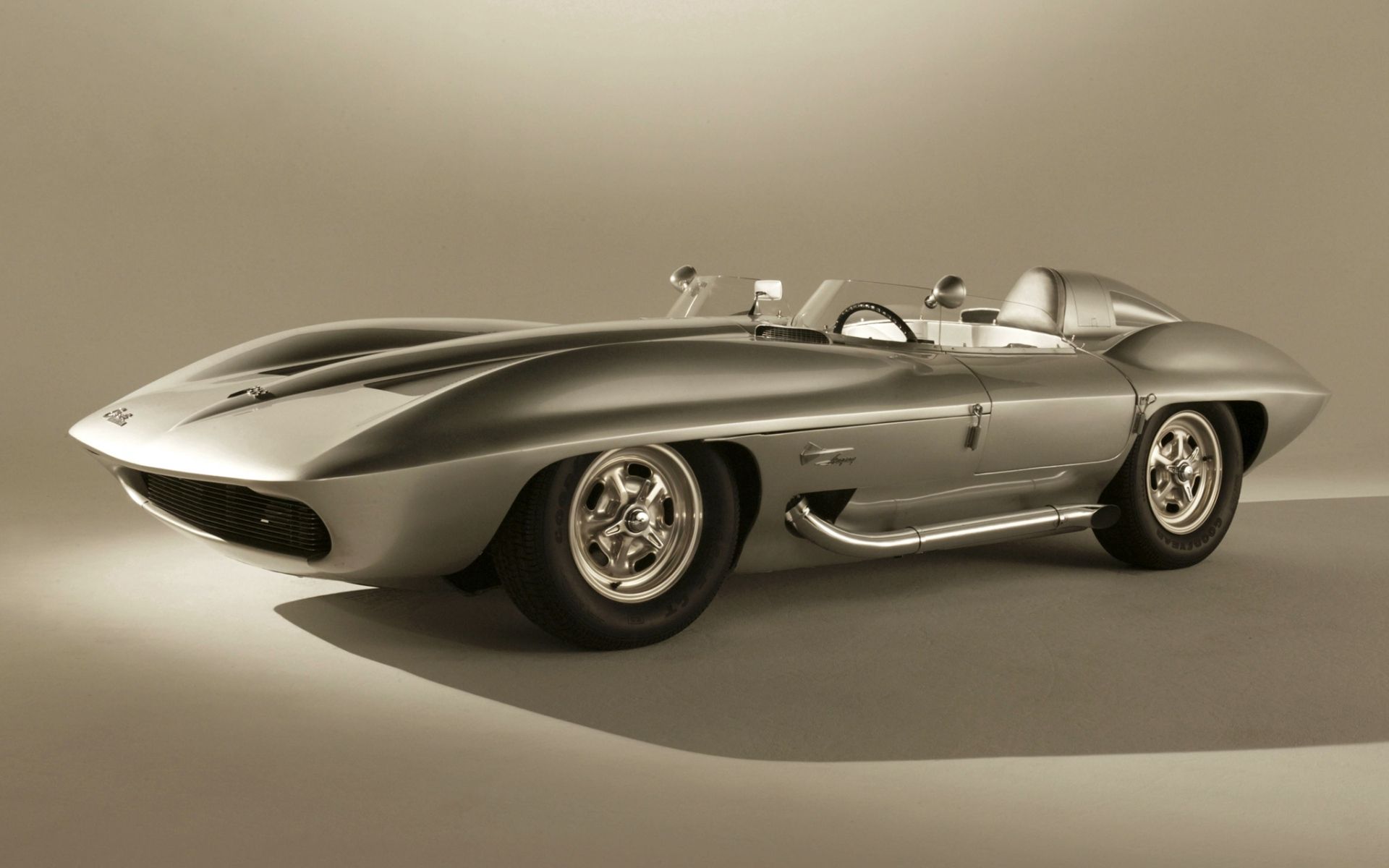 129773 скачать картинку шевроле (chevrolet), тачки (cars), corvette, 1959, stingray, concept car - обои и заставки бесплатно