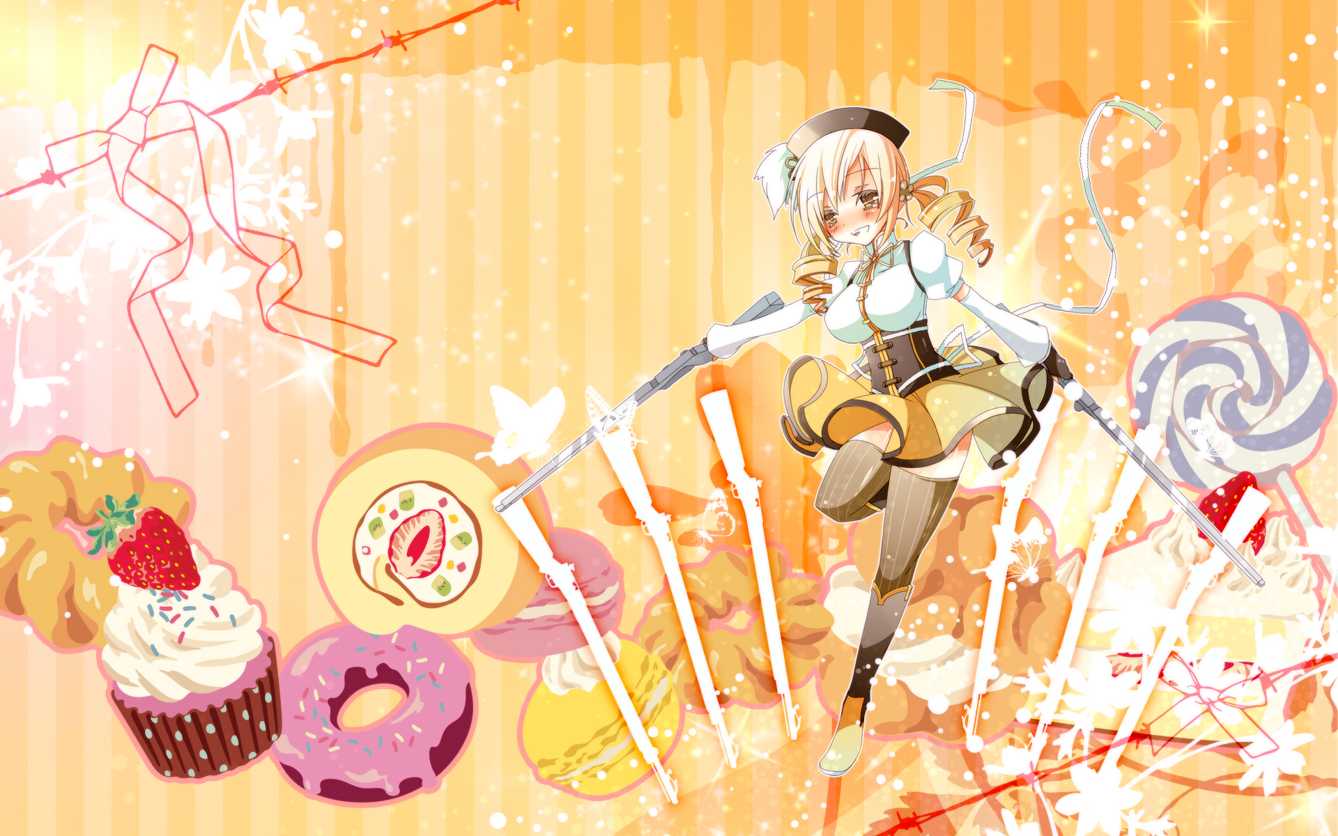 Free download wallpaper Anime, Puella Magi Madoka Magica, Mami Tomoe on your PC desktop