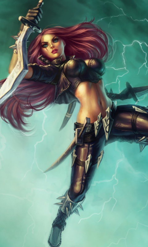 Download mobile wallpaper League Of Legends, Video Game, Katarina (League Of Legends) for free.
