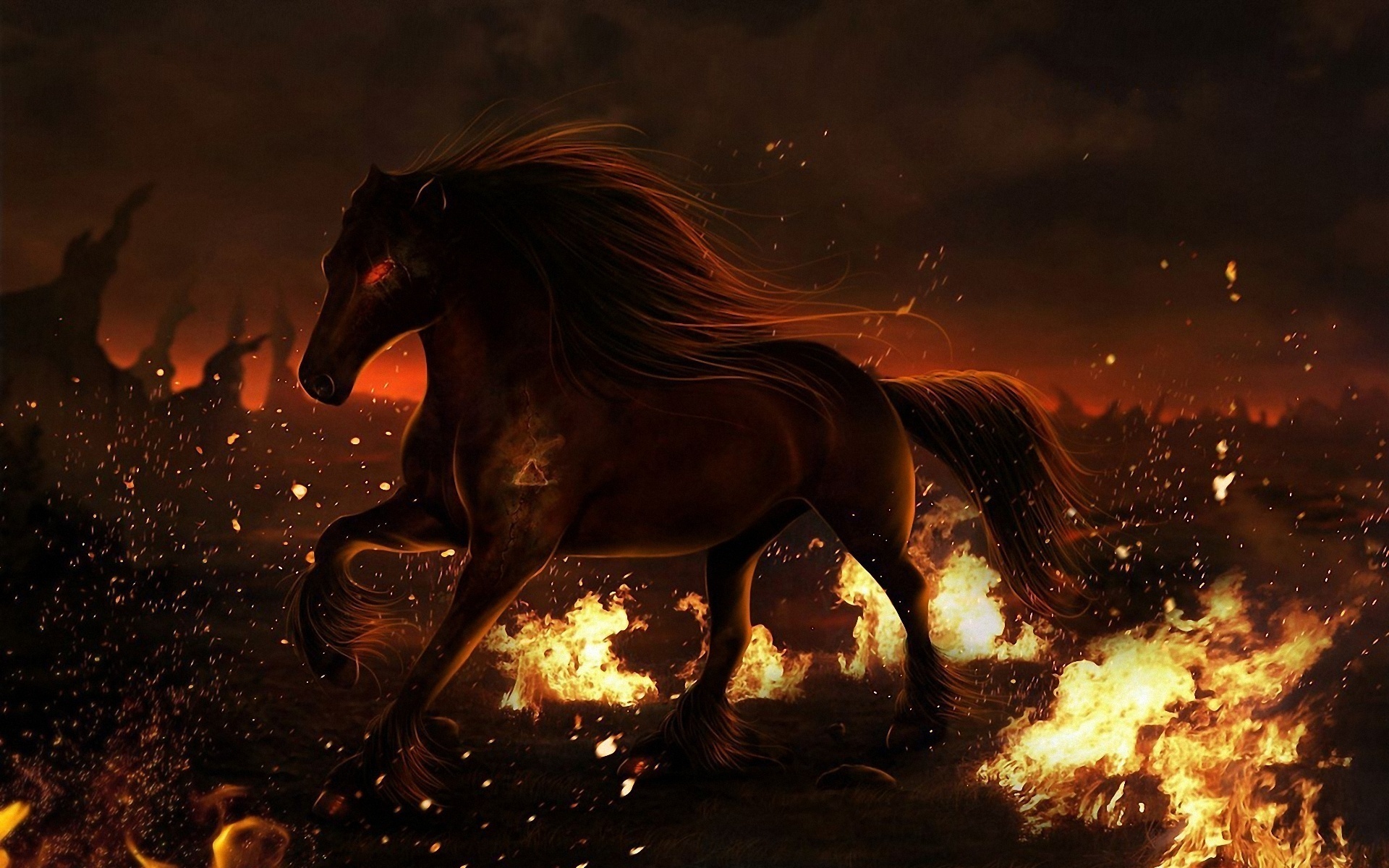 Download mobile wallpaper Fantasy Animals, Horse, Fantasy for free.