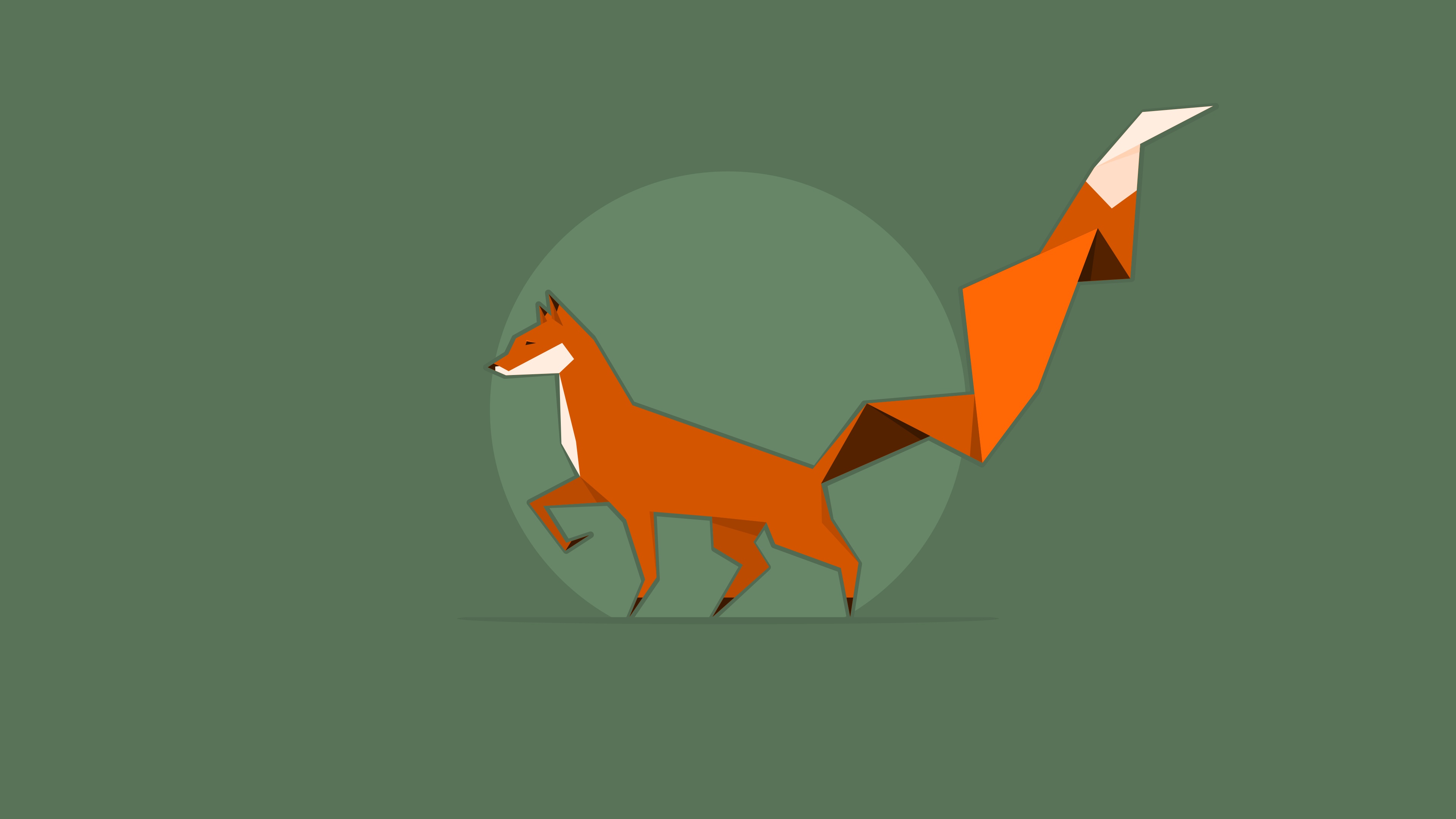 Laden Sie das Fuchs, Origami, Menschengemacht-Bild kostenlos auf Ihren PC-Desktop herunter