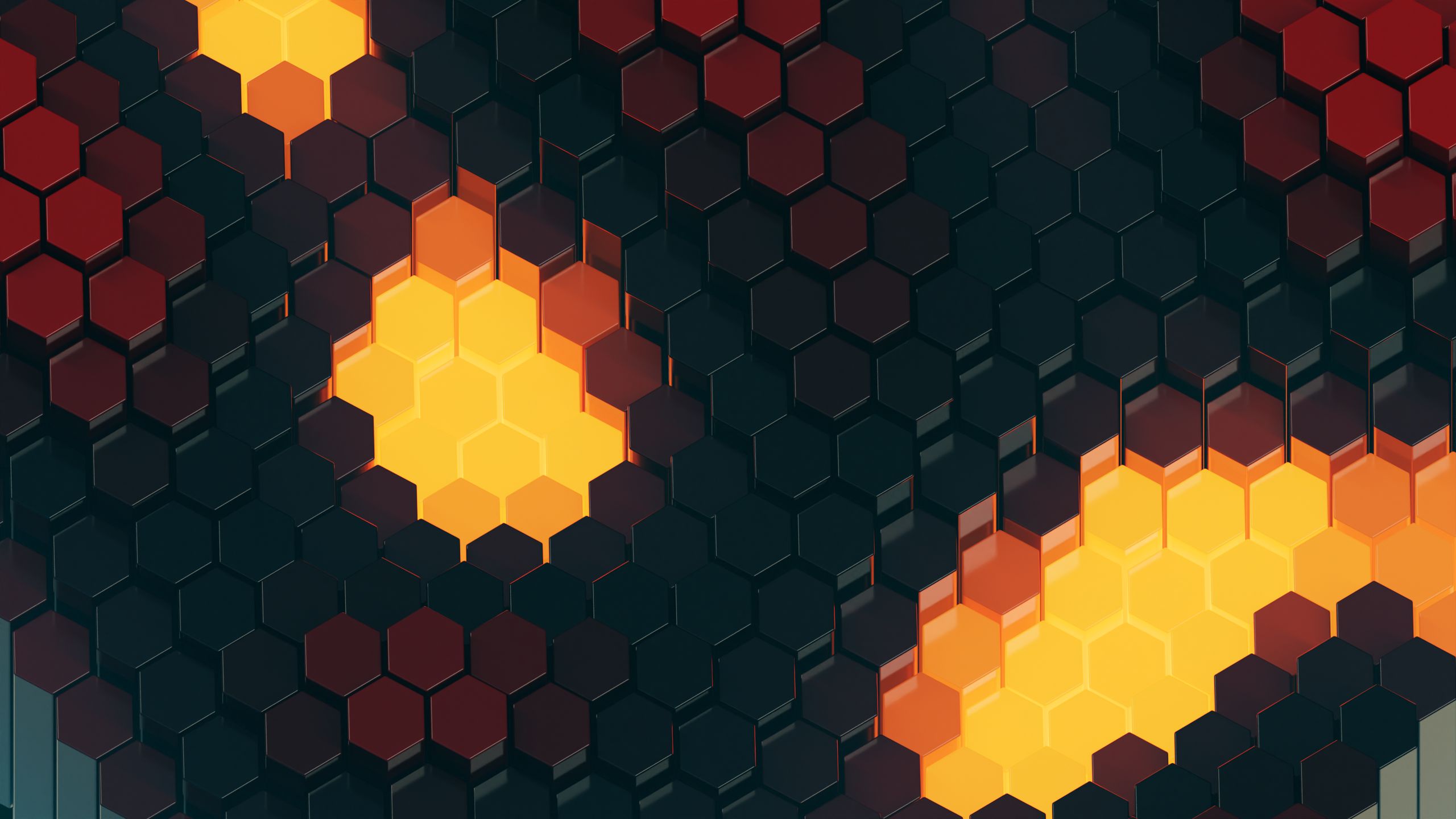 Free download wallpaper Abstract, 3D, Hexagon on your PC desktop