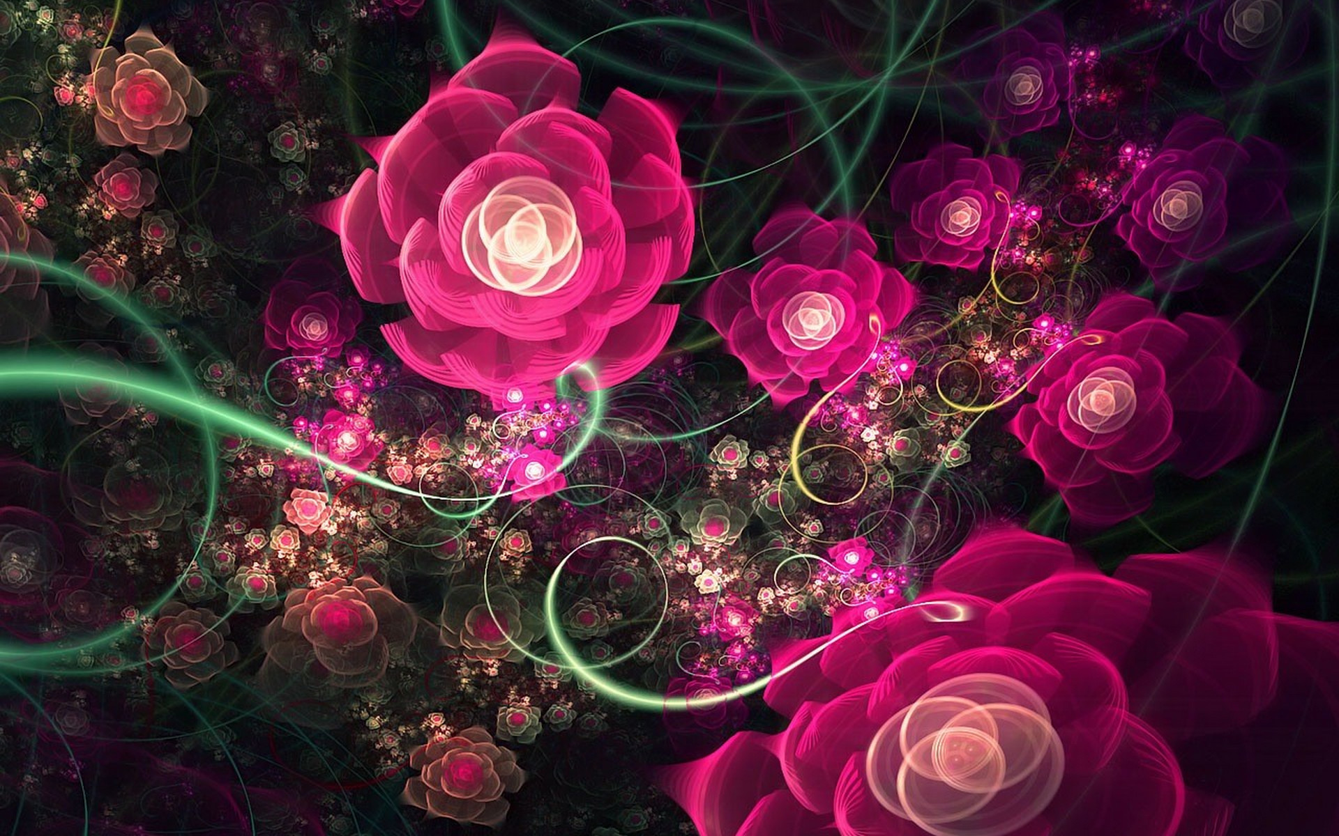 Free download wallpaper Flowers, Fantasy, Flower, Artistic on your PC desktop