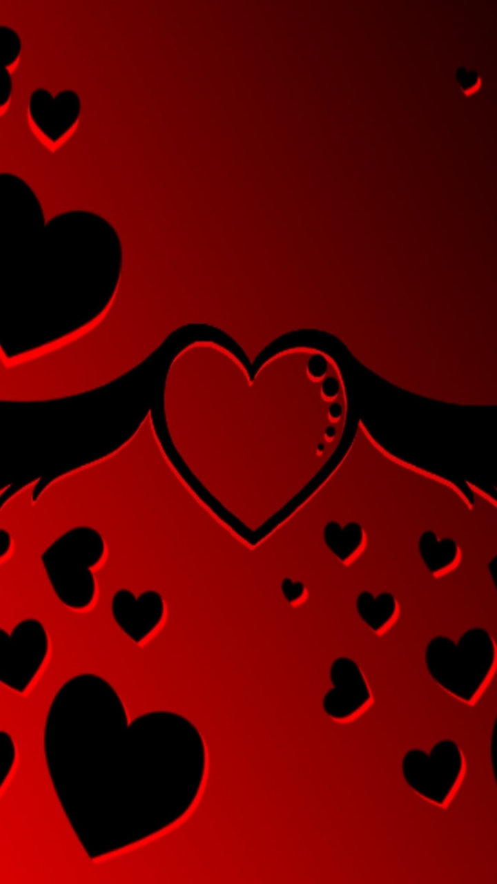 Download mobile wallpaper Love, Dark, Heart, Artistic for free.