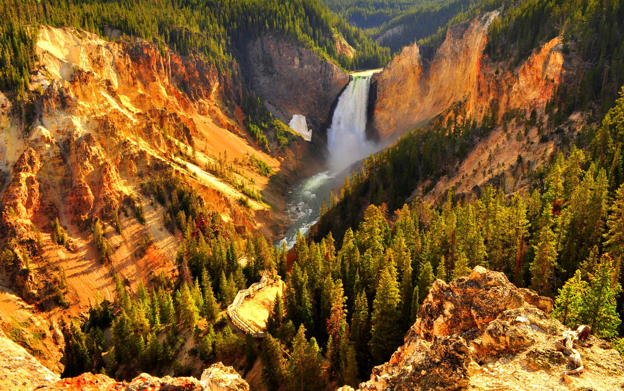 Descarga gratuita de fondo de pantalla para móvil de Cascadas, Montaña, Cascada, Bosque, Árbol, Tierra/naturaleza.