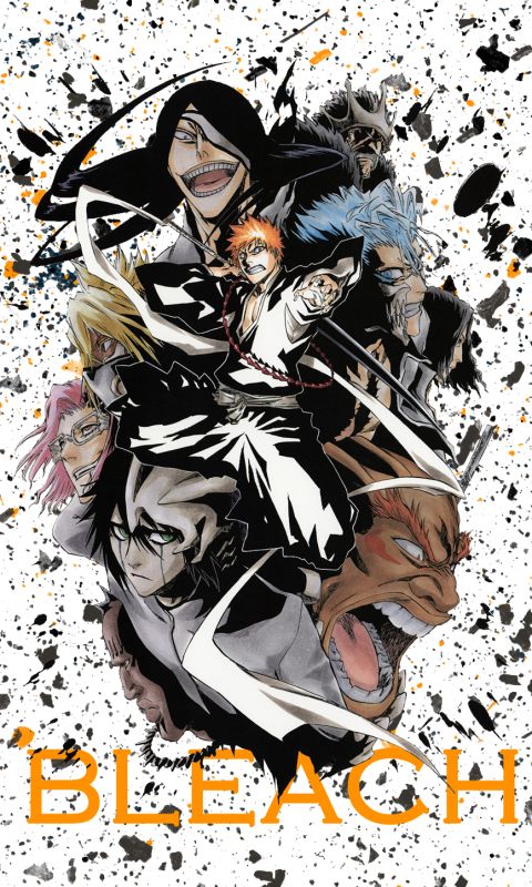 Descarga gratuita de fondo de pantalla para móvil de Animado, Bleach: Burîchi, Ichigo Kurosaki, Ulquiorra Cifer, Grimmjow Jaegerjaquez.