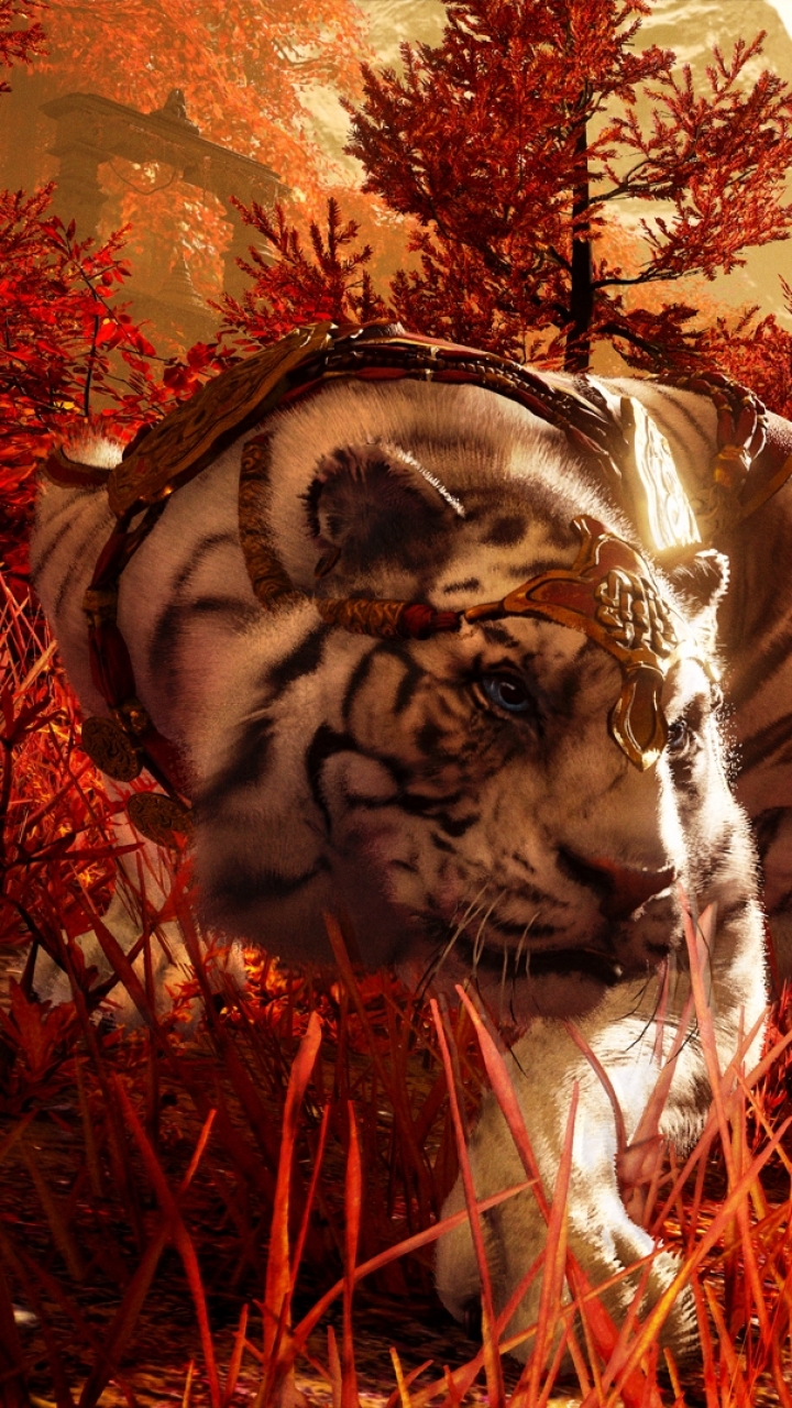 Descarga gratuita de fondo de pantalla para móvil de Tigre, Muy Lejos, Videojuego, Far Cry 4.