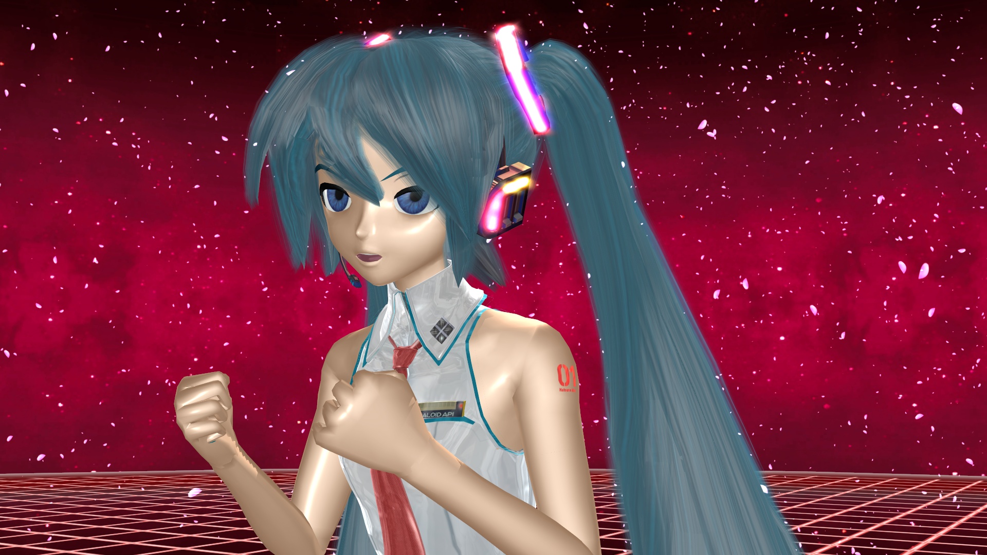 Free download wallpaper Anime, Rain, Sakura, Vocaloid, Blue Eyes, Blue Hair, Hatsune Miku on your PC desktop
