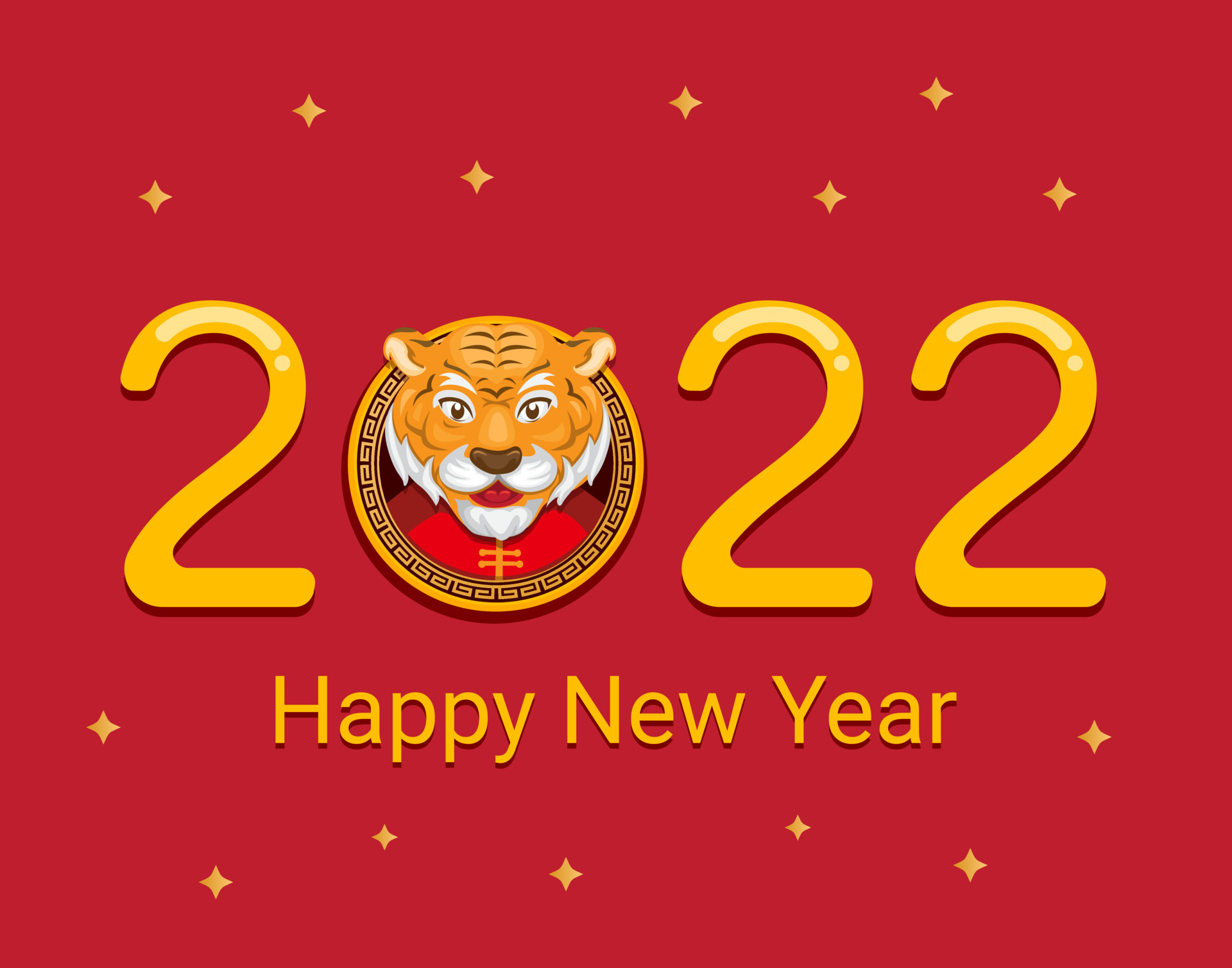 Téléchargez des papiers peints mobile Vacances, Nouvel An Chinois, Bonne Année, Année Du Tigre gratuitement.
