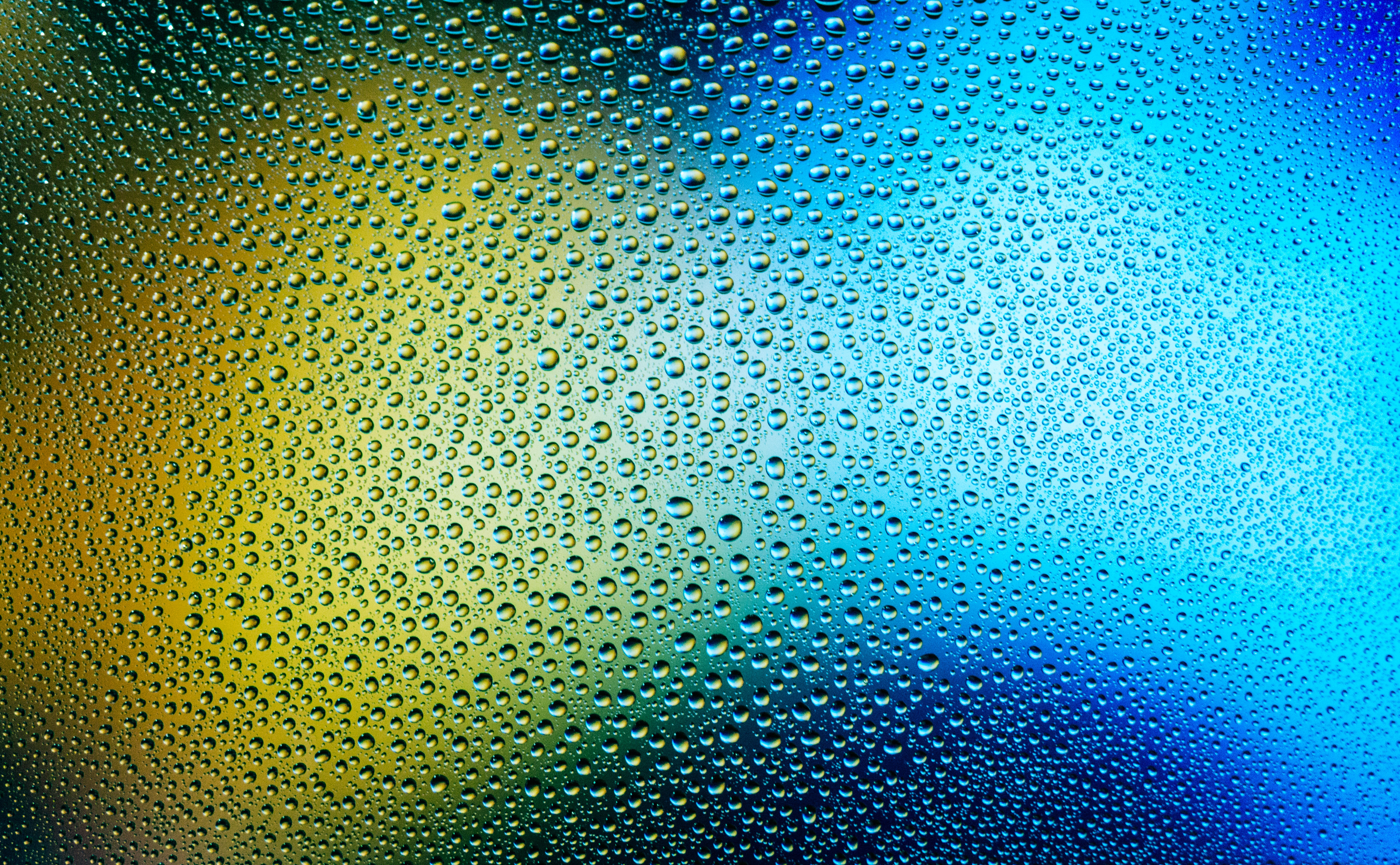 Free download wallpaper Macro, Water, Multicolored, Motley, Drops, Abstract, Gradient on your PC desktop