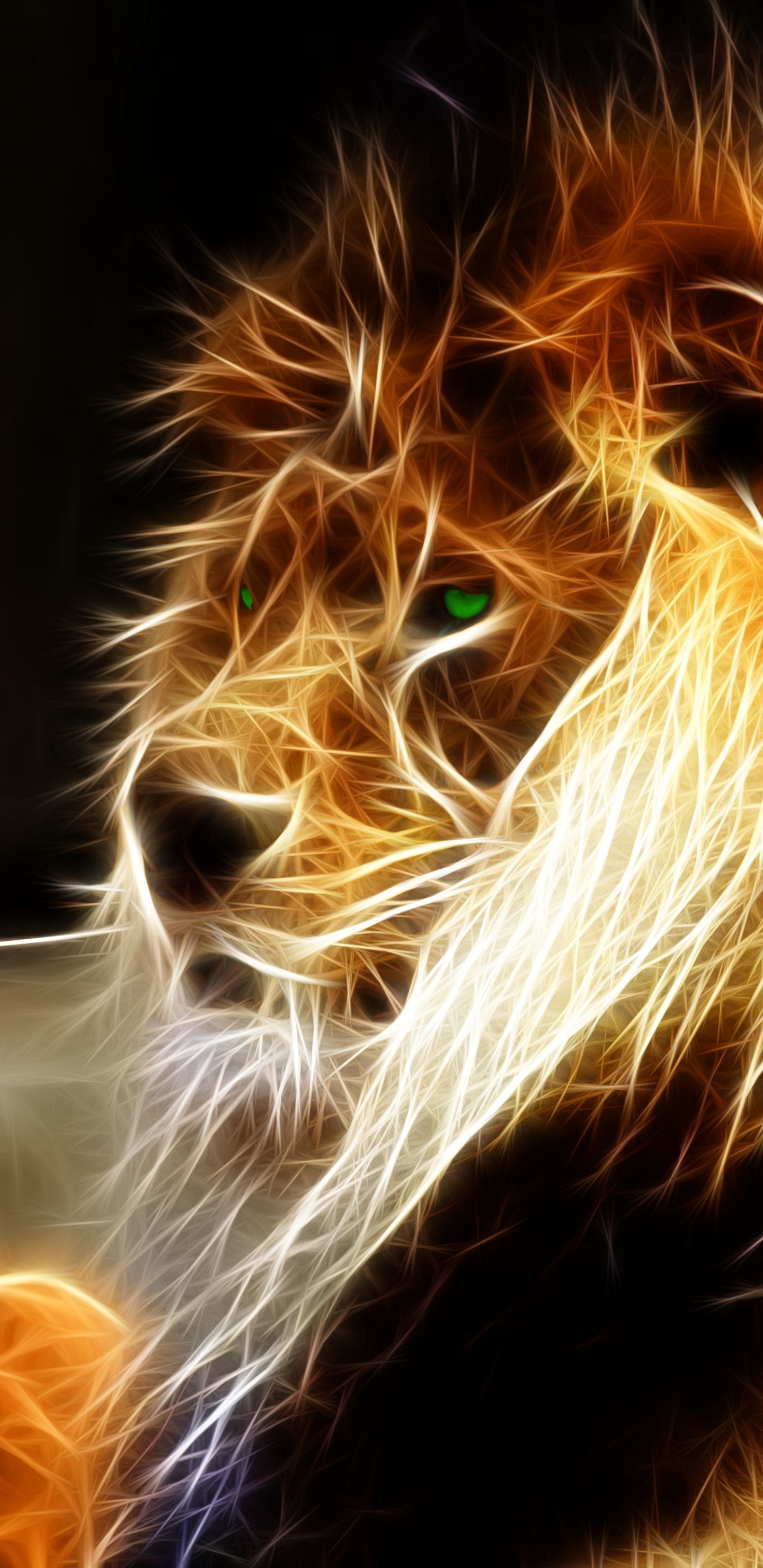 Download mobile wallpaper Cats, Lion, Animal for free.