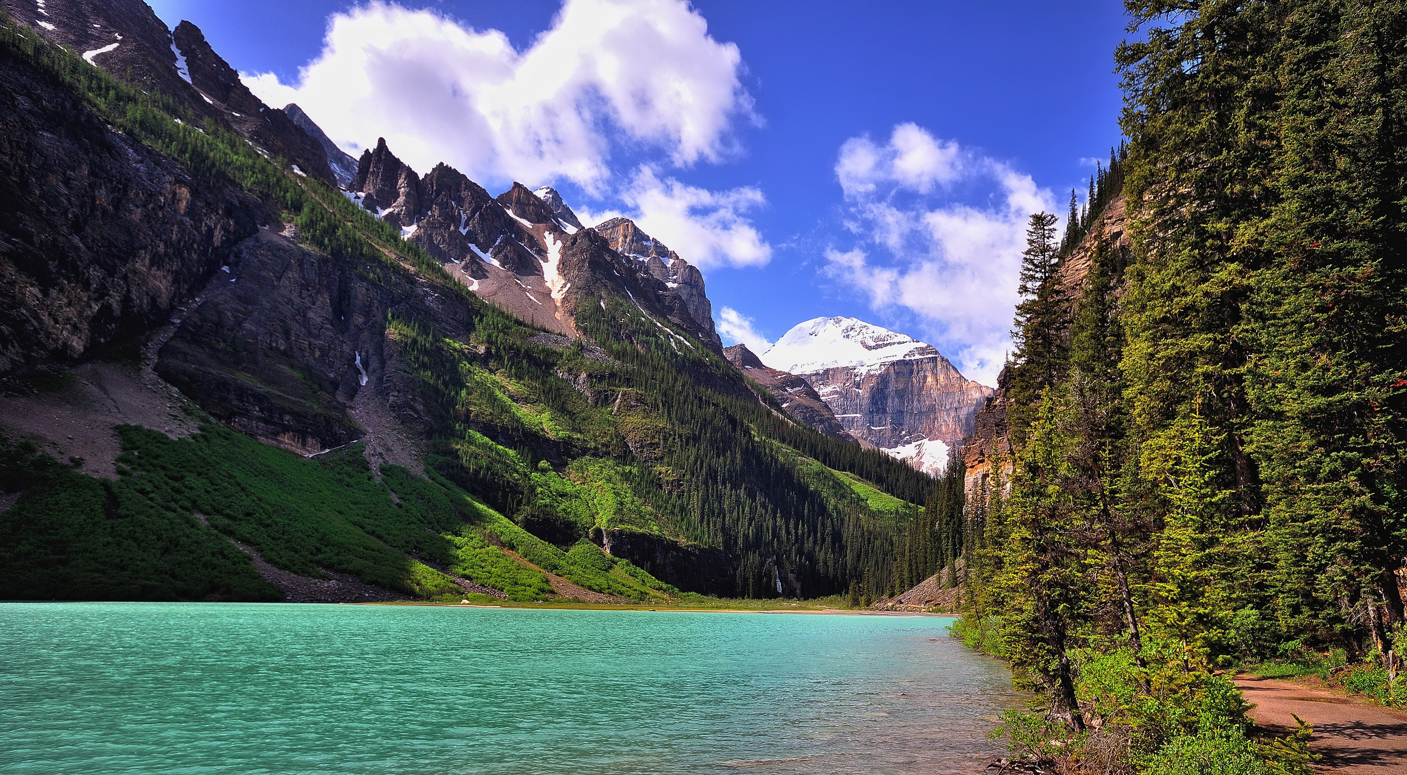PCデスクトップに自然, 湖, 山, 地球画像を無料でダウンロード
