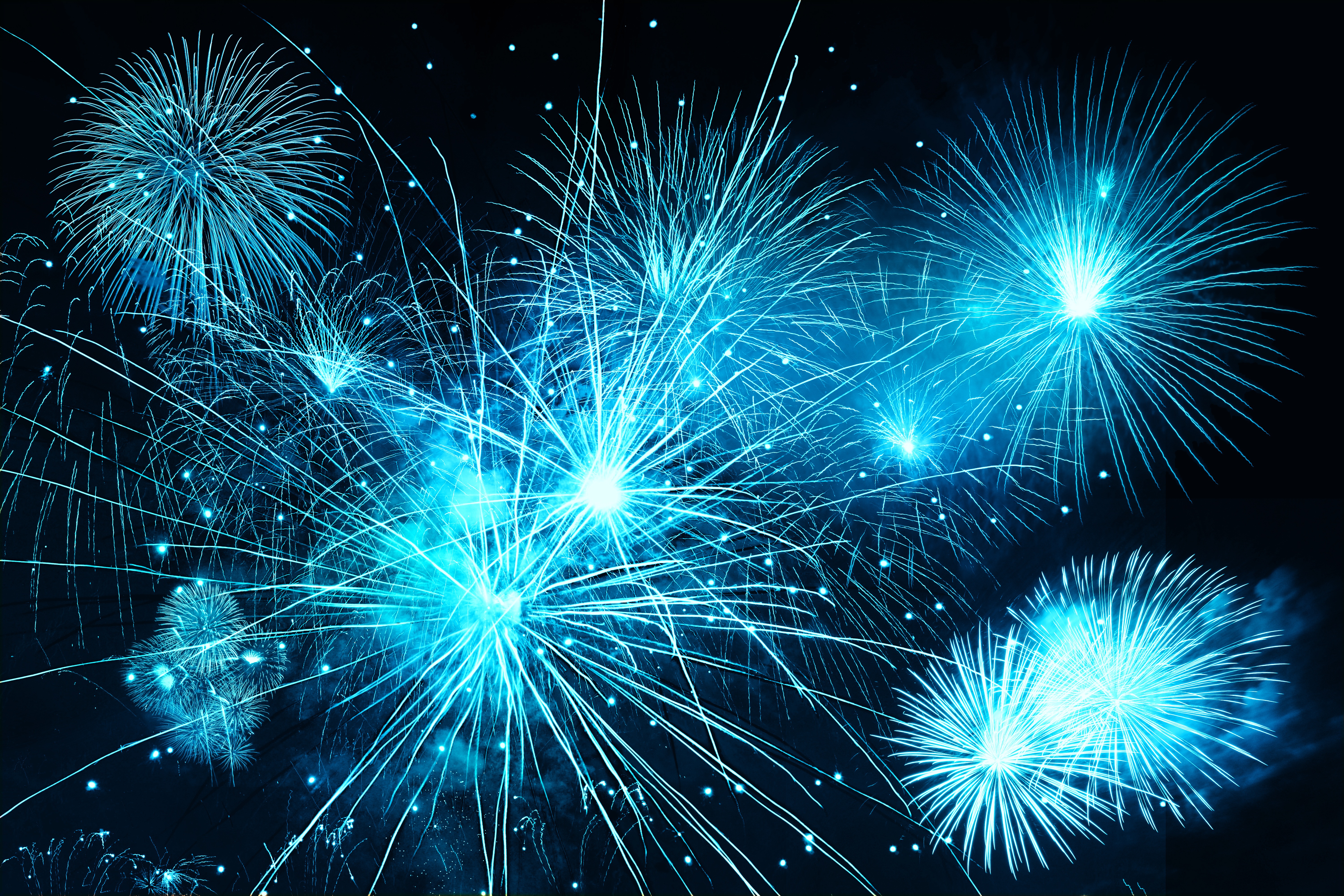 Download mobile wallpaper Sparks, Sky, Holiday, Holidays, Flash, Fireworks, Firework, Bright for free.