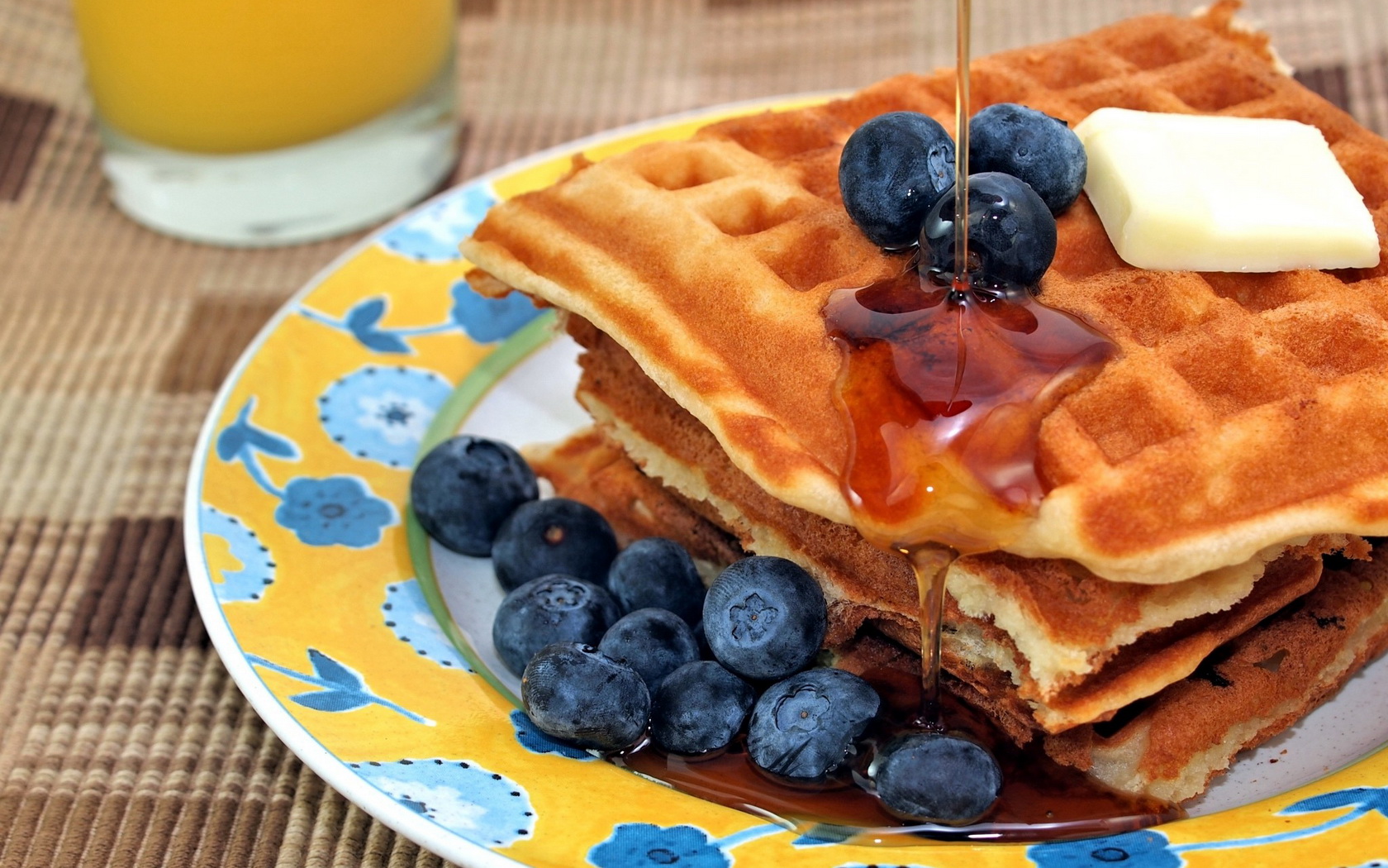 Download mobile wallpaper Food, Waffle for free.