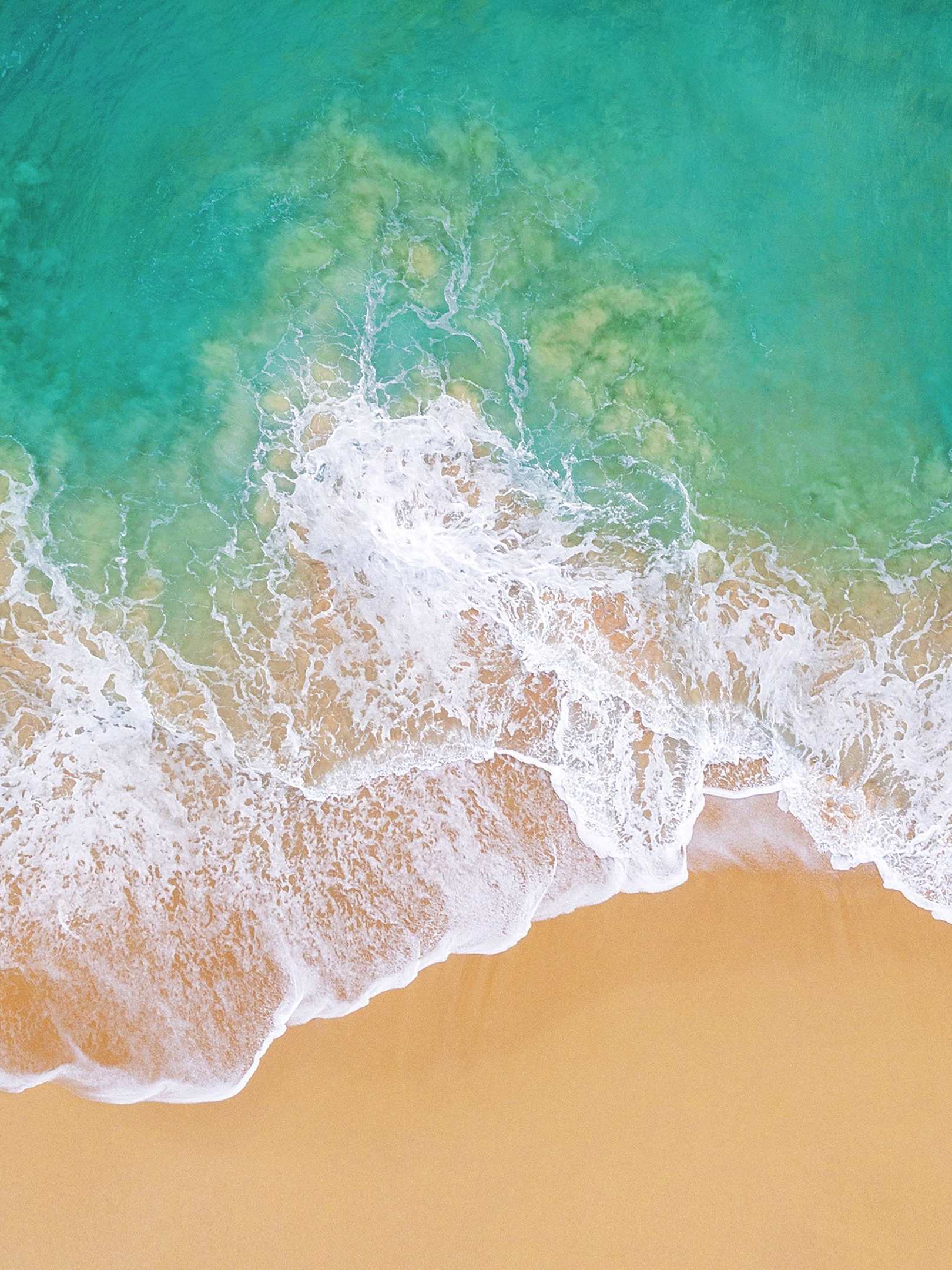 Скачать картинку Море, Пляж, Песок, Воздушный, Антенна, Земля/природа в телефон бесплатно.