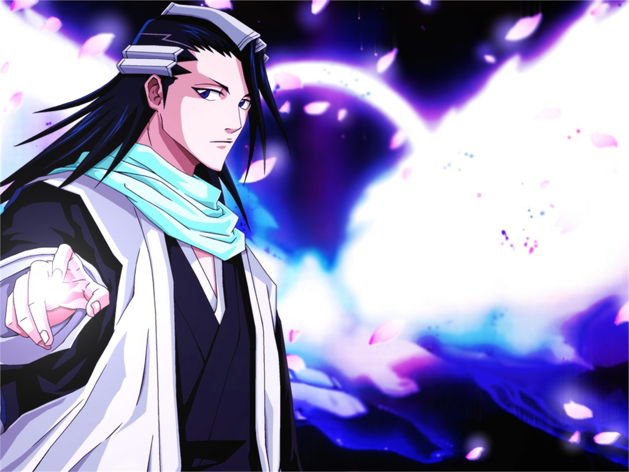 Laden Sie das Bleach, Animes, Byakuya Kuchiki-Bild kostenlos auf Ihren PC-Desktop herunter