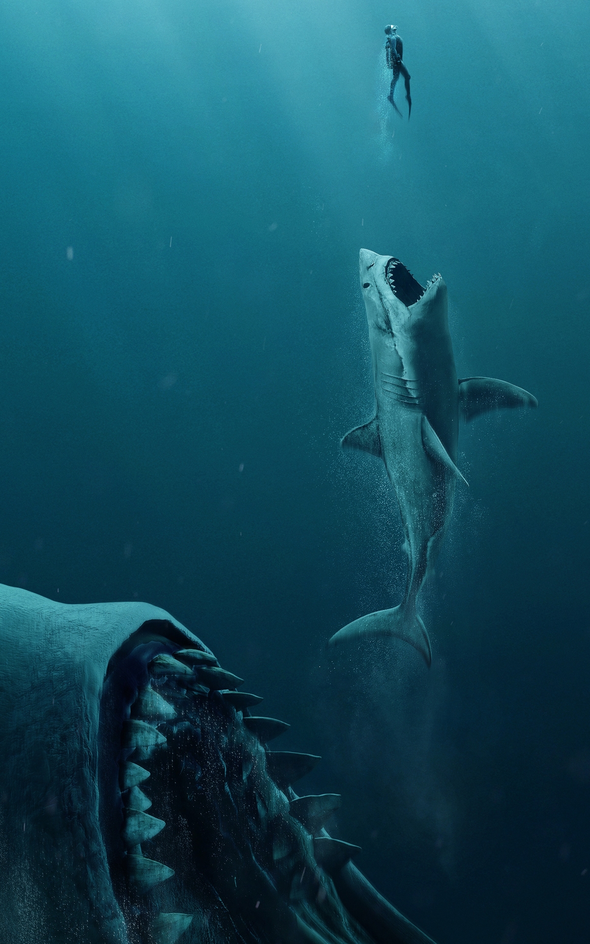 movie, the meg, shark HD wallpaper
