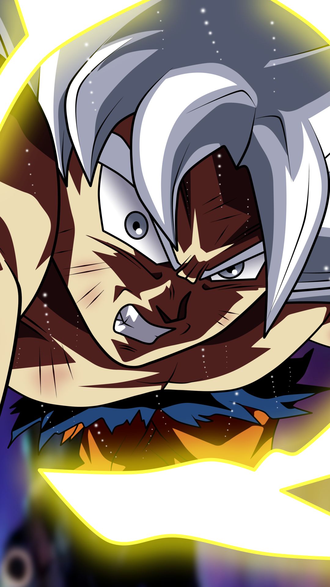 Handy-Wallpaper Dragon Ball, Animes, Son Goku, Dragonball Super, Ultra Instinkt (Dragon Ball) kostenlos herunterladen.