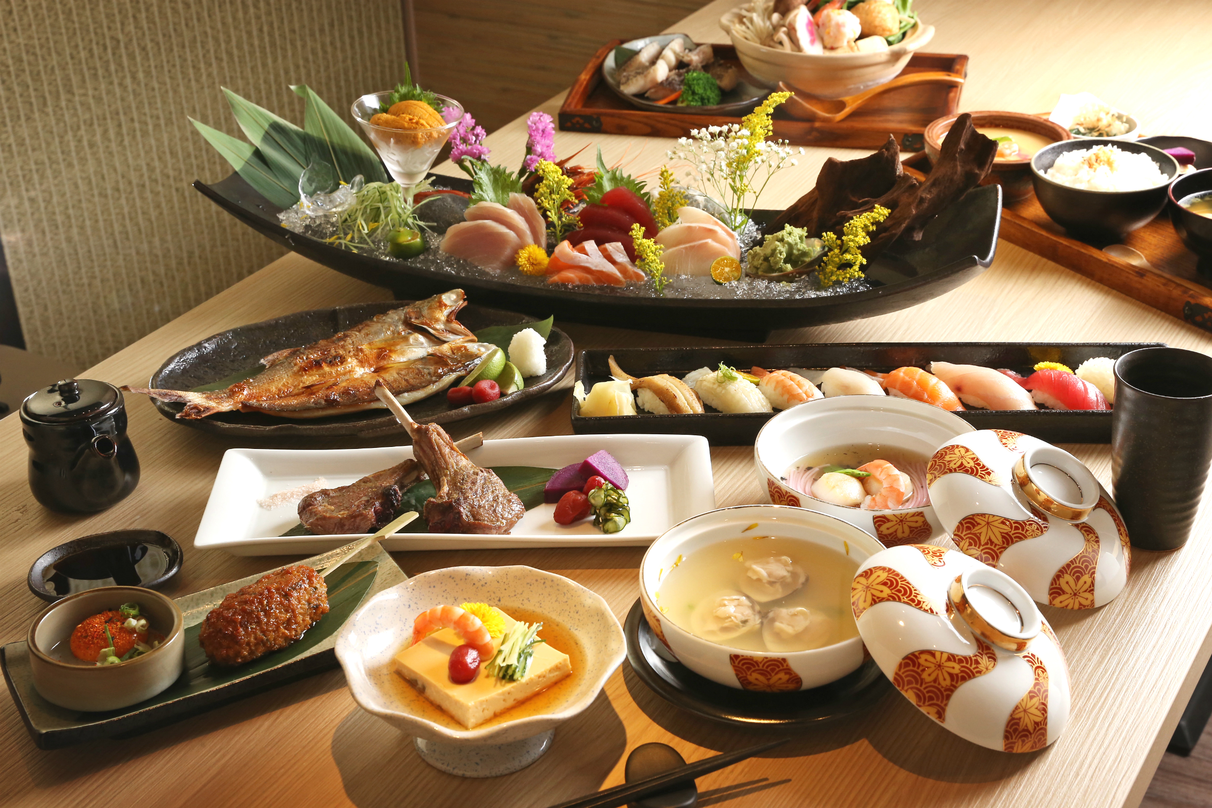 742812 Bild herunterladen nahrungsmittel, japanisches essen, fisch, mahlzeit, fleisch, reis, meeresfrüchte, suppe, sushi, tofu - Hintergrundbilder und Bildschirmschoner kostenlos