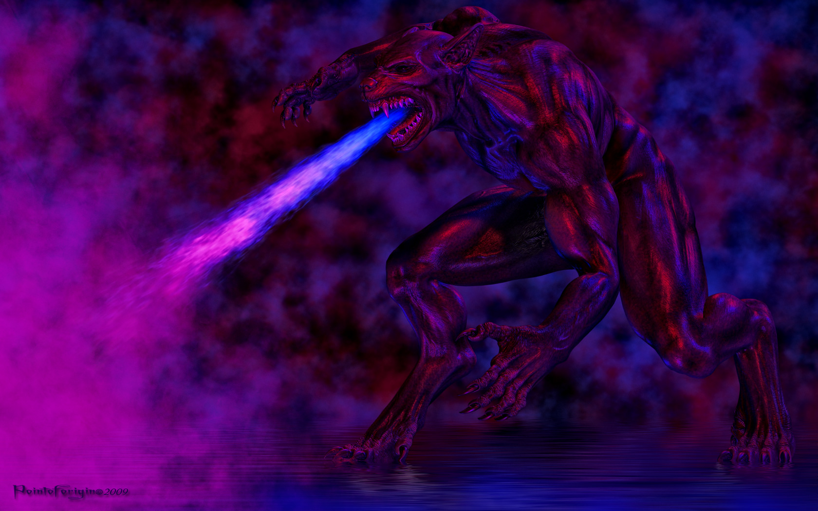 Free download wallpaper Dark, Creature on your PC desktop