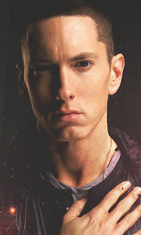 Handy-Wallpaper Musik, Eminem, Braune Augen, Braune Haare, Kurzes Haar, Rapper kostenlos herunterladen.