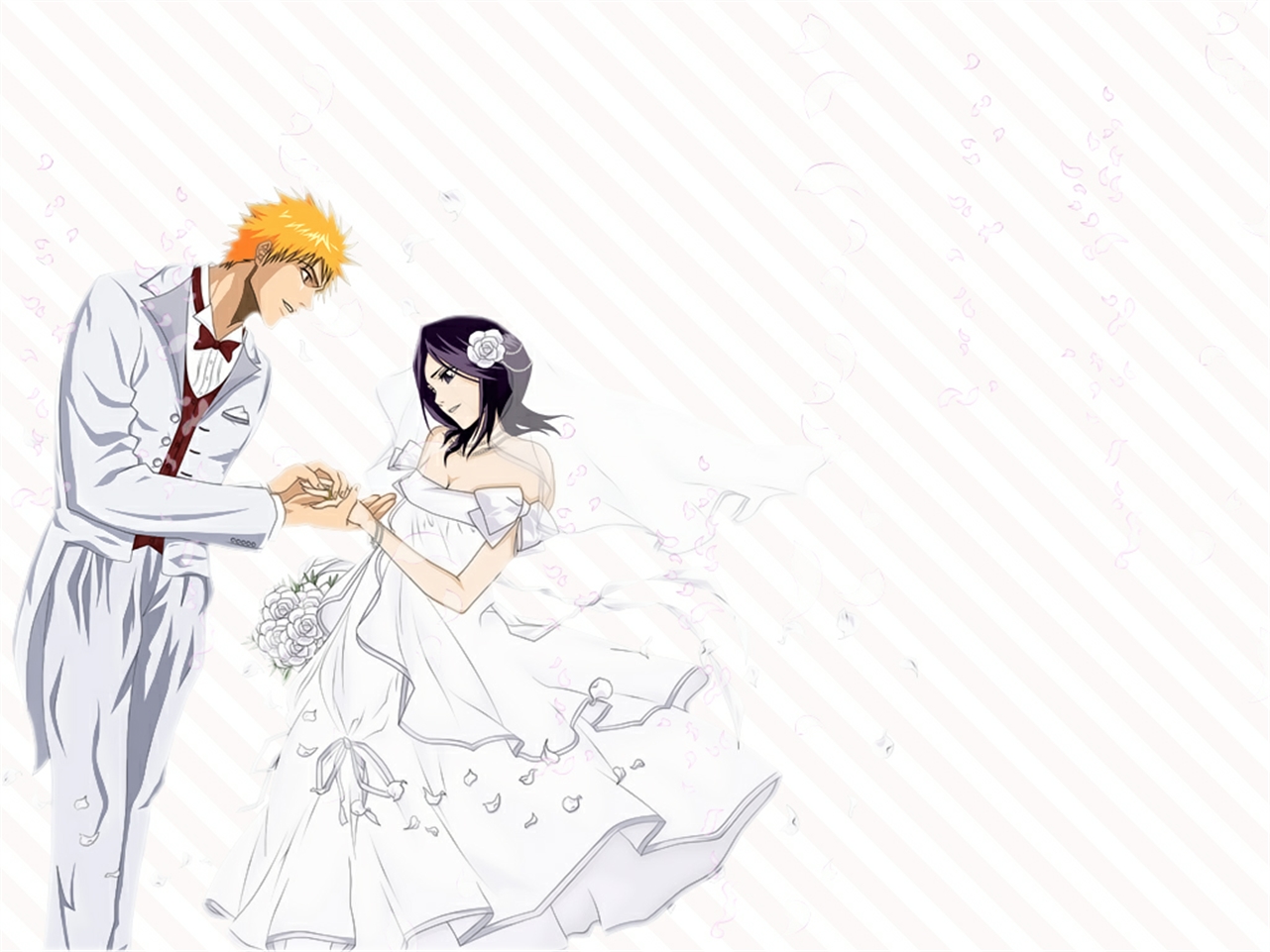 Téléchargez gratuitement l'image Bleach, Animé, Rukia Kuchiki, Ichigo Kurosaki sur le bureau de votre PC