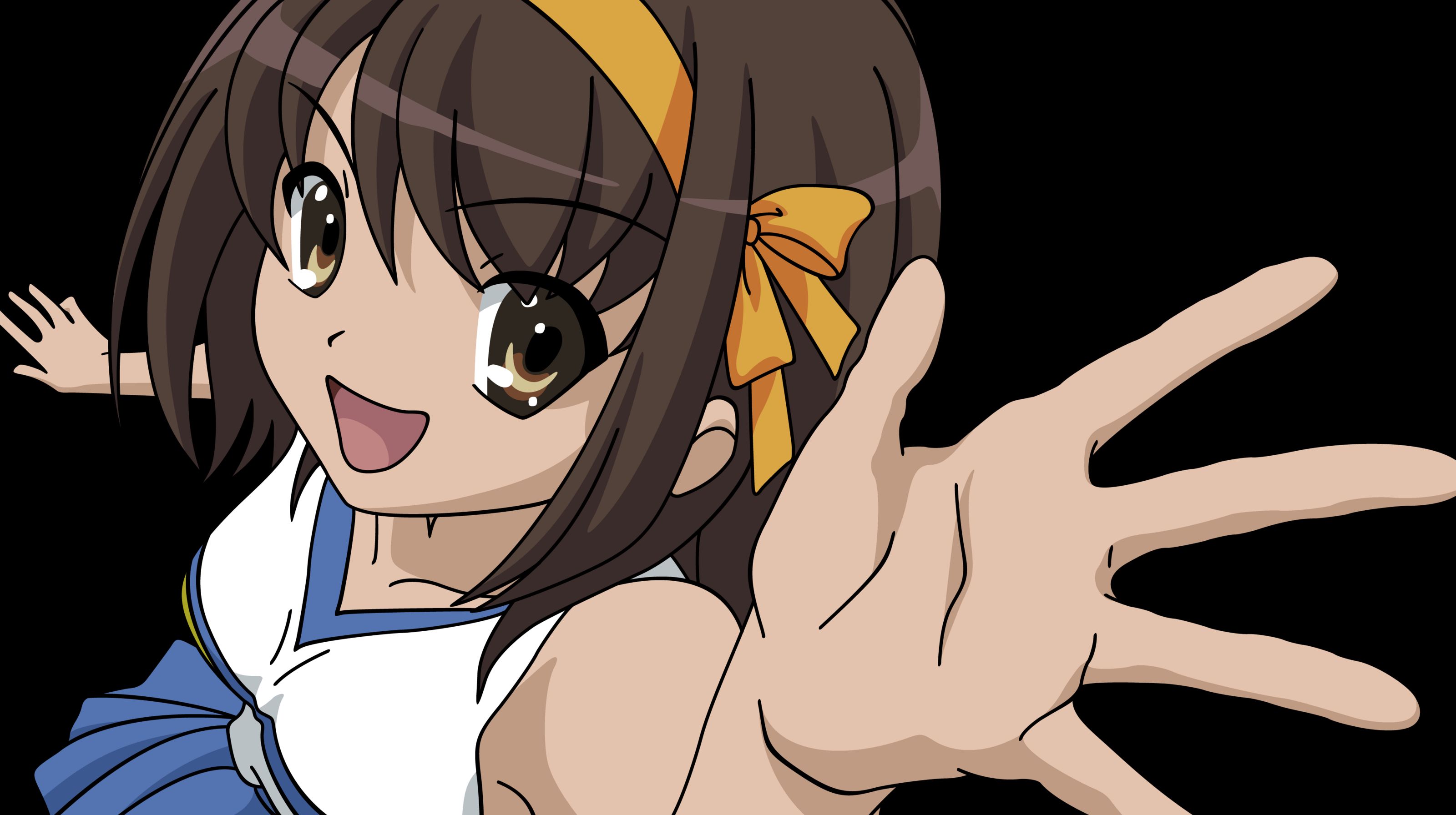 Free download wallpaper Anime, The Melancholy Of Haruhi Suzumiya on your PC desktop