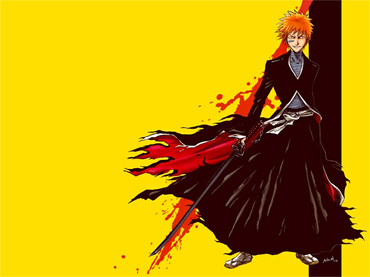 Handy-Wallpaper Bleach, Animes, Ichigo Kurosaki kostenlos herunterladen.