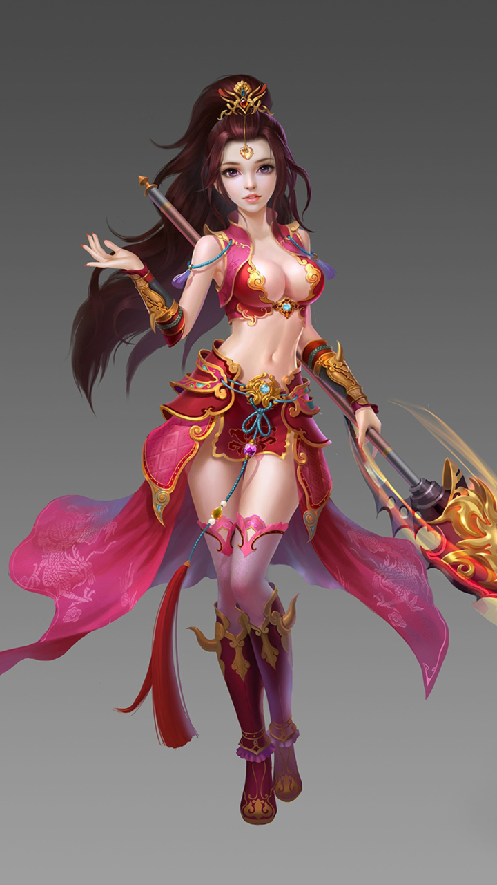 Download mobile wallpaper Fantasy, Asian, Women Warrior, Woman Warrior for free.