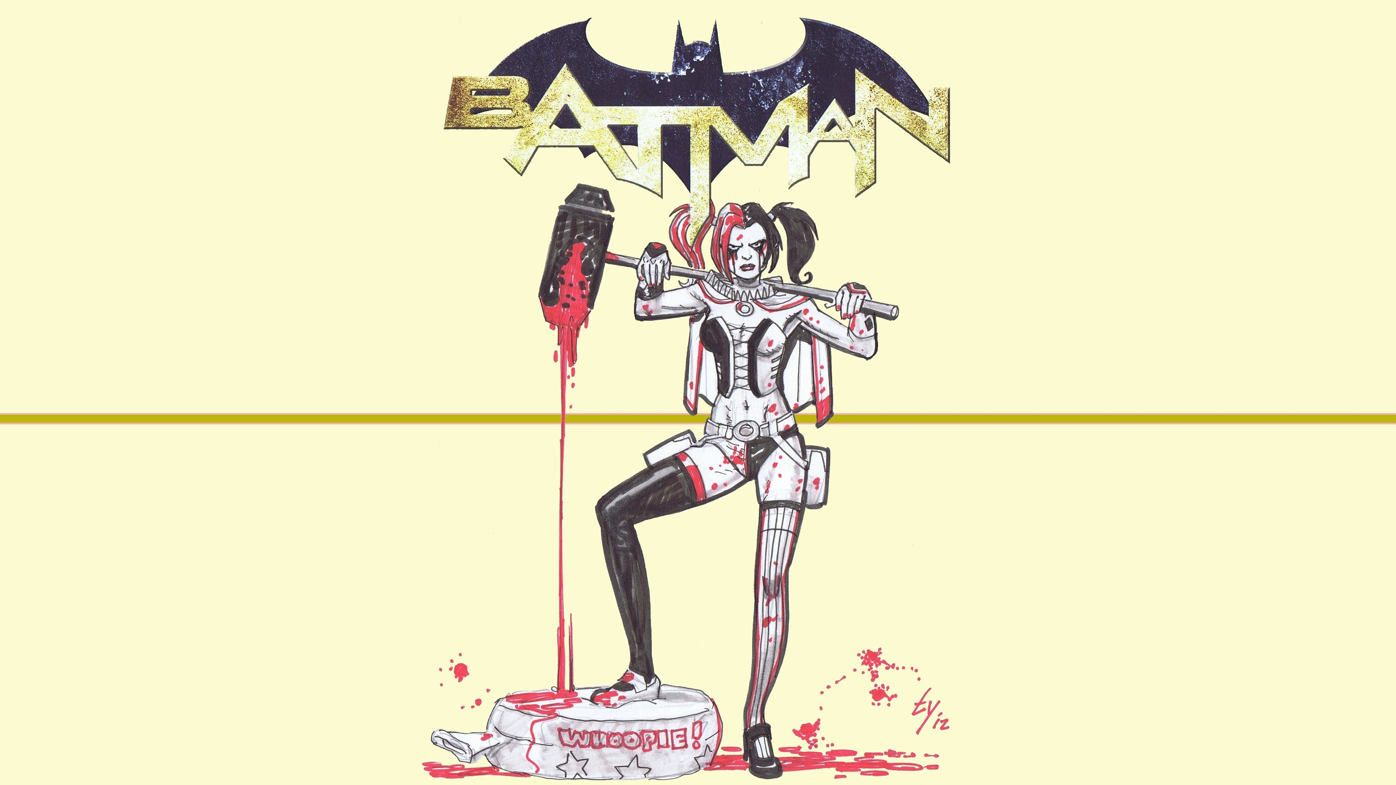 Handy-Wallpaper The Batman, Harley Quinn, Comics kostenlos herunterladen.