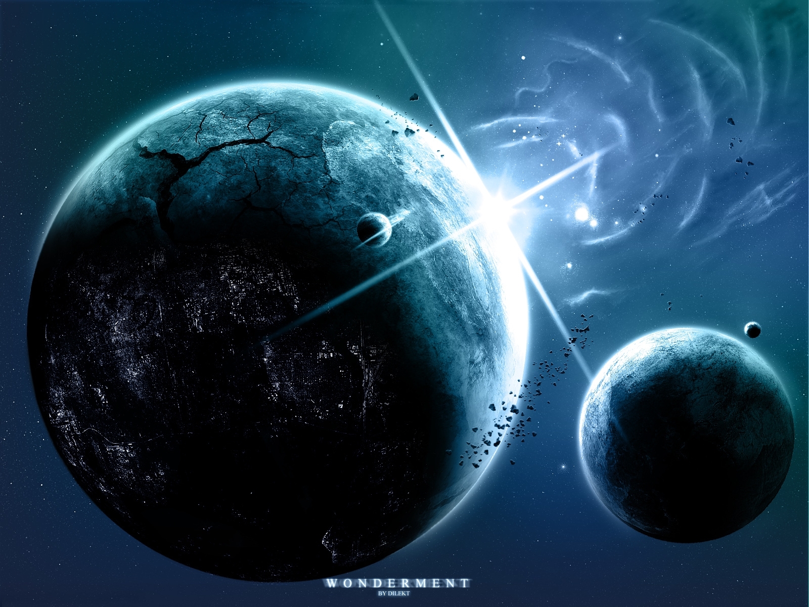 Free download wallpaper Landscape, Planets, Universe on your PC desktop