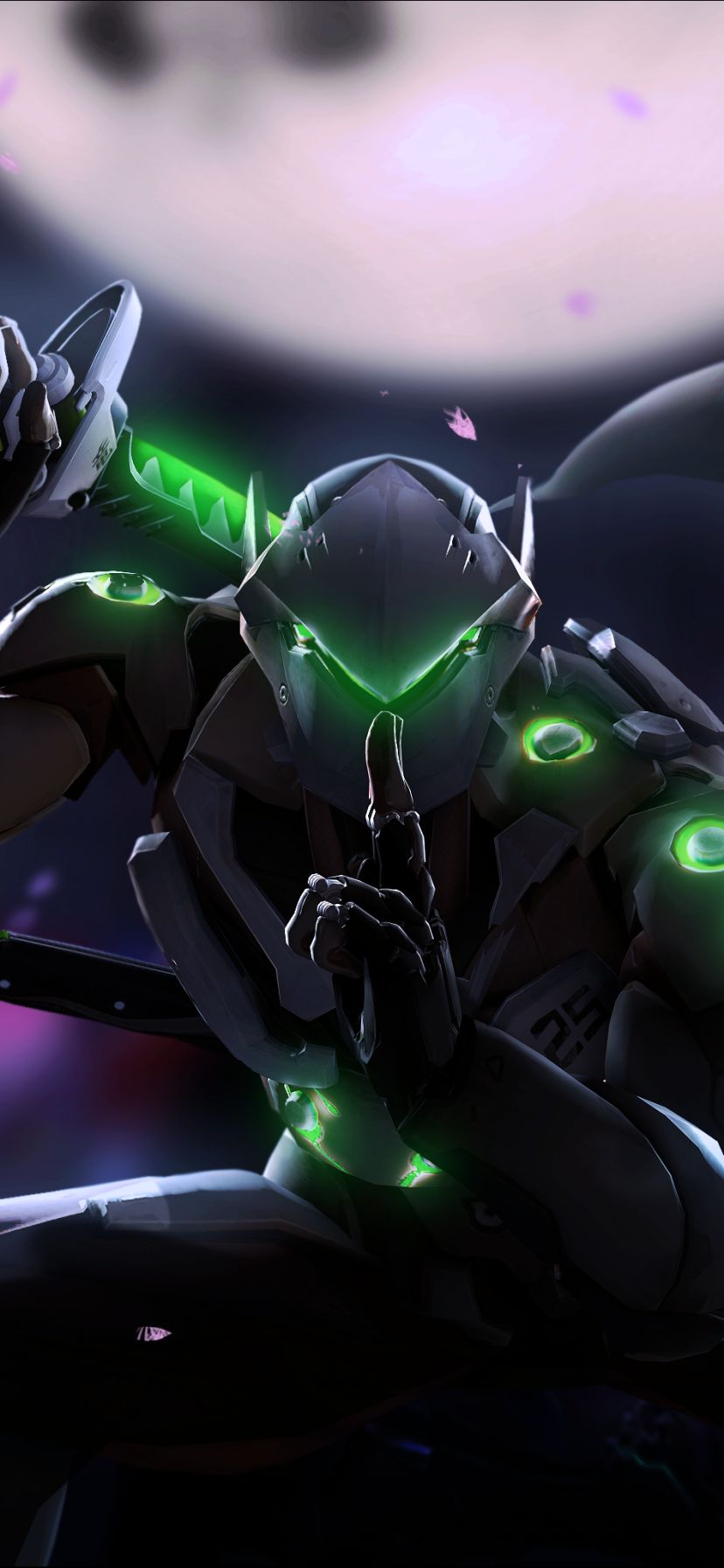 Descarga gratuita de fondo de pantalla para móvil de Overwatch, Videojuego, Genji (Supervisión).