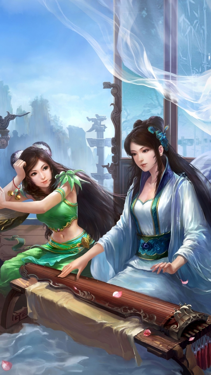 Download mobile wallpaper Fantasy, Artistic, Jade Dynasty for free.