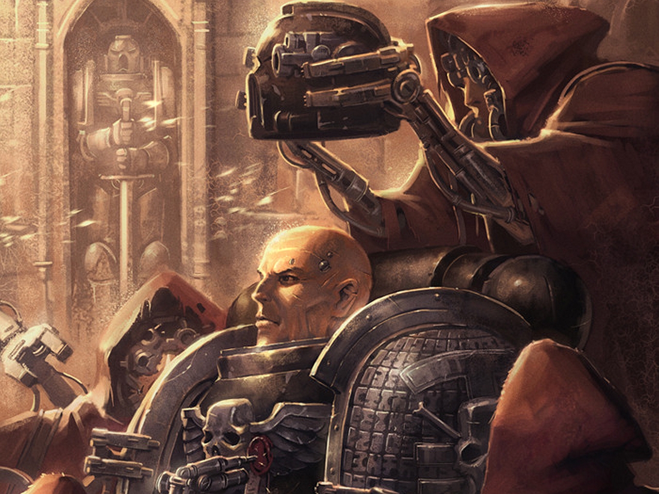 Handy-Wallpaper Warhammer 40K, Computerspiele kostenlos herunterladen.
