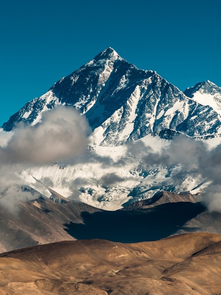 Скачати мобільні шпалери Земля, Еверест безкоштовно.