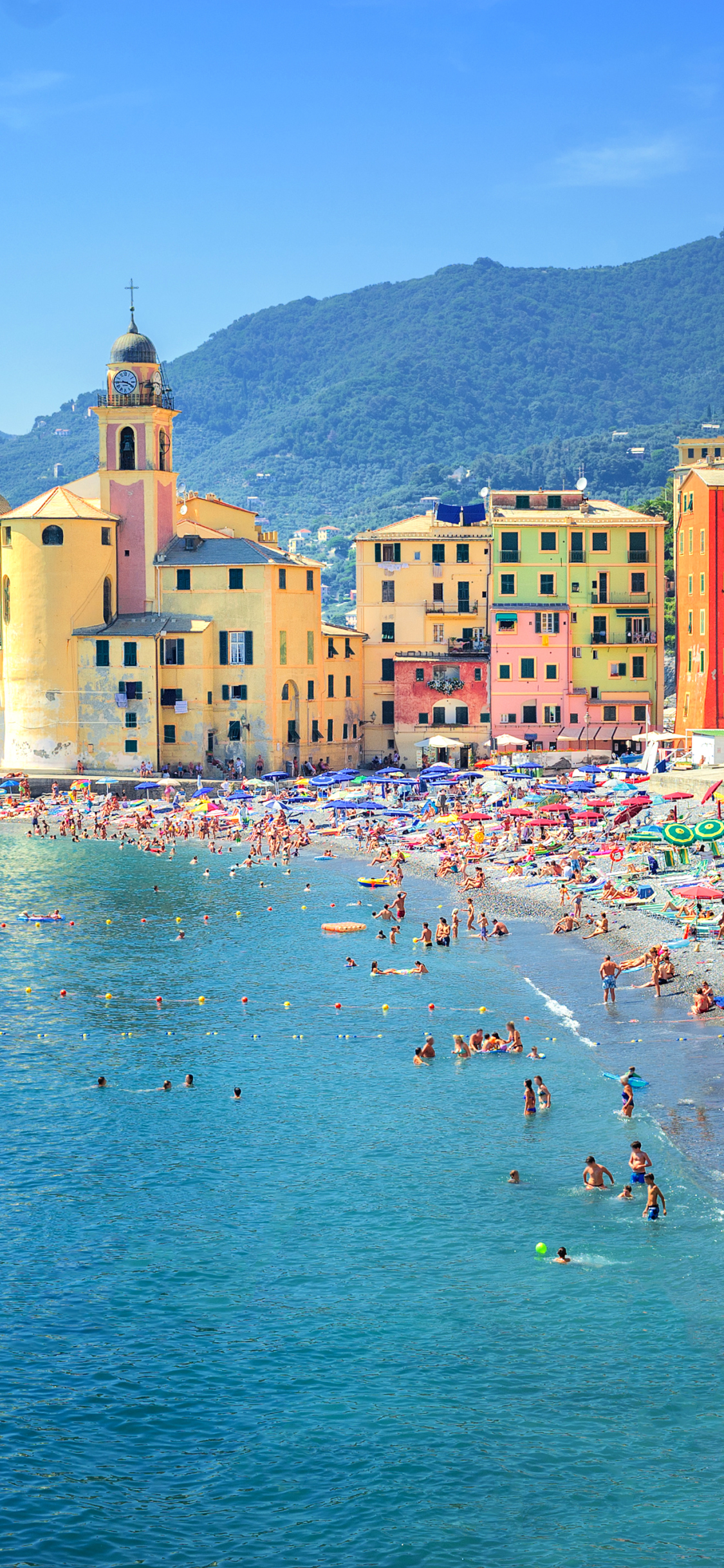 Download mobile wallpaper Cities, Beach, Italy, Town, Genoa, Man Made for free.