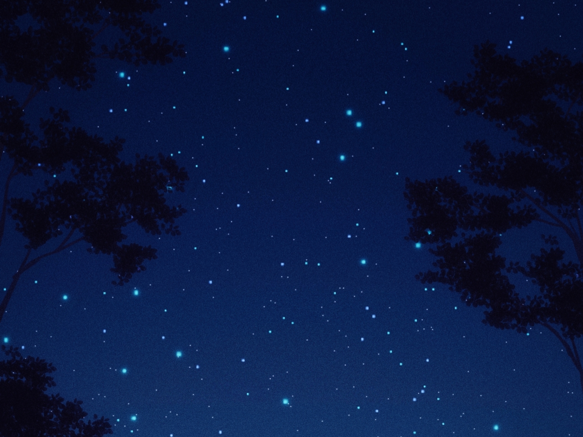 Download mobile wallpaper Anime, Night, Starry Sky for free.