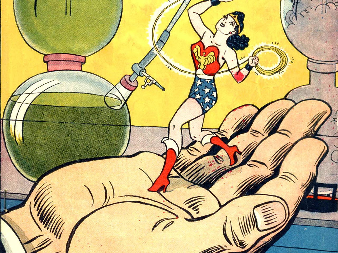 Laden Sie das Hand, Comics, Wonderwoman-Bild kostenlos auf Ihren PC-Desktop herunter