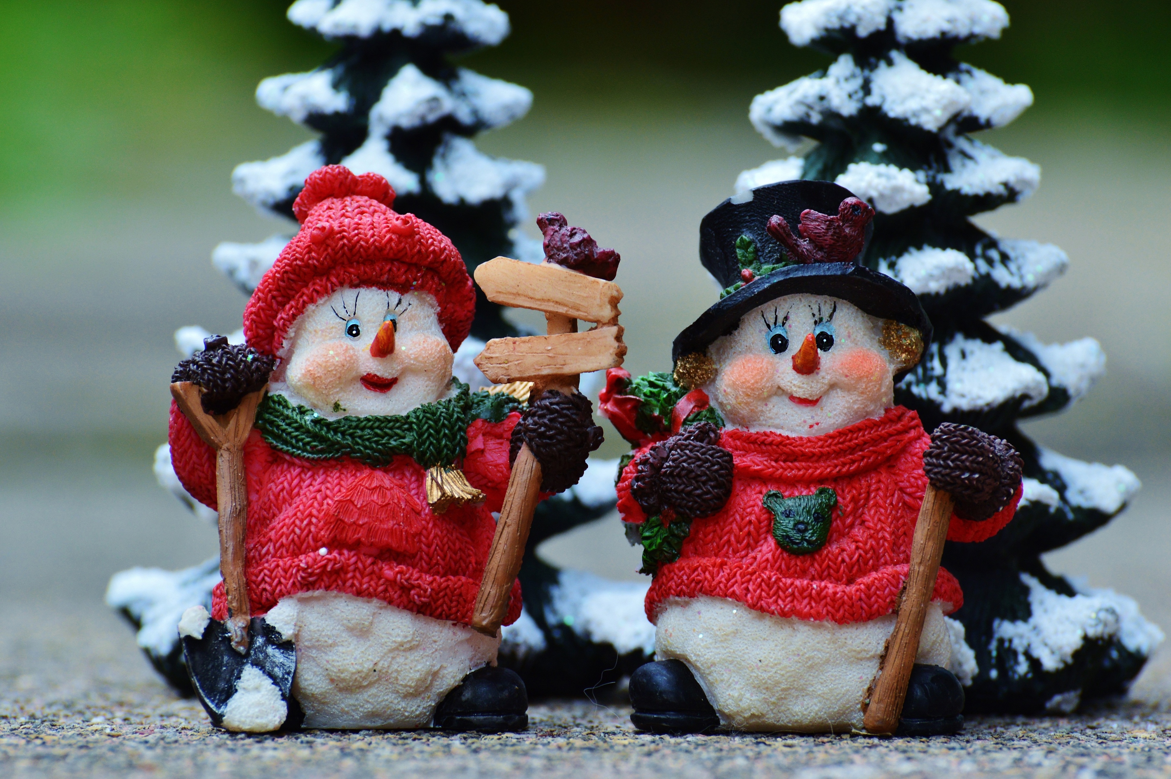 Free download wallpaper Snowman, Christmas, Figurine, Photography on your PC desktop