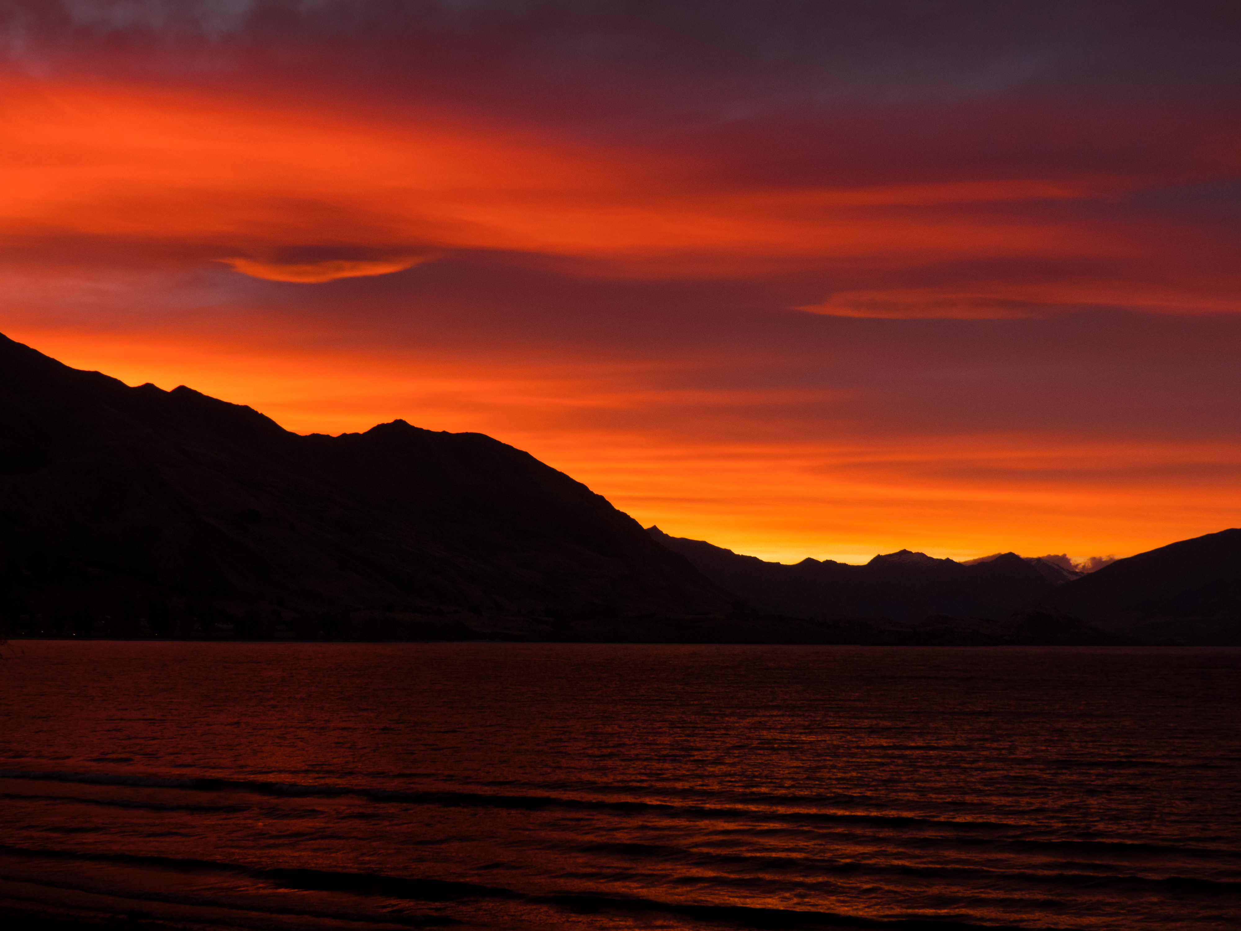 PCデスクトップに自然, 日没, スカイ, 山脈, 地平線画像を無料でダウンロード