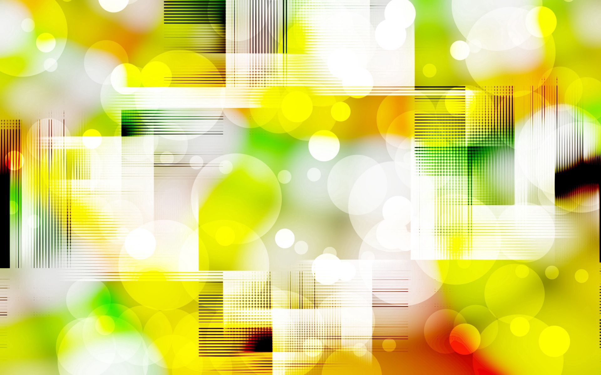 color, bright, squares, abstract, glare, circles HD wallpaper